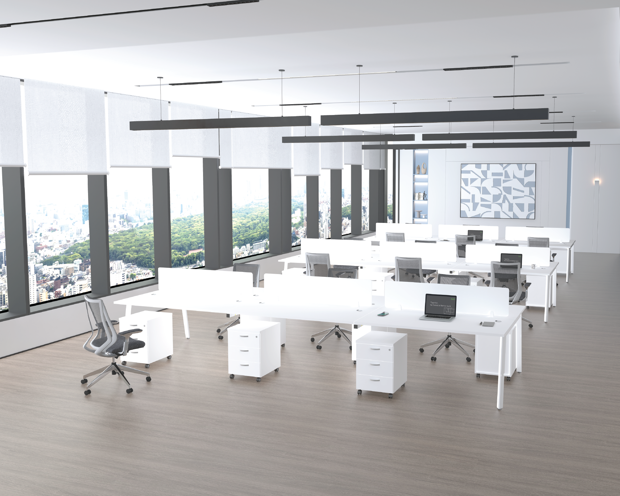 6-Seater Workstation (A) (Kindly contact us to order)