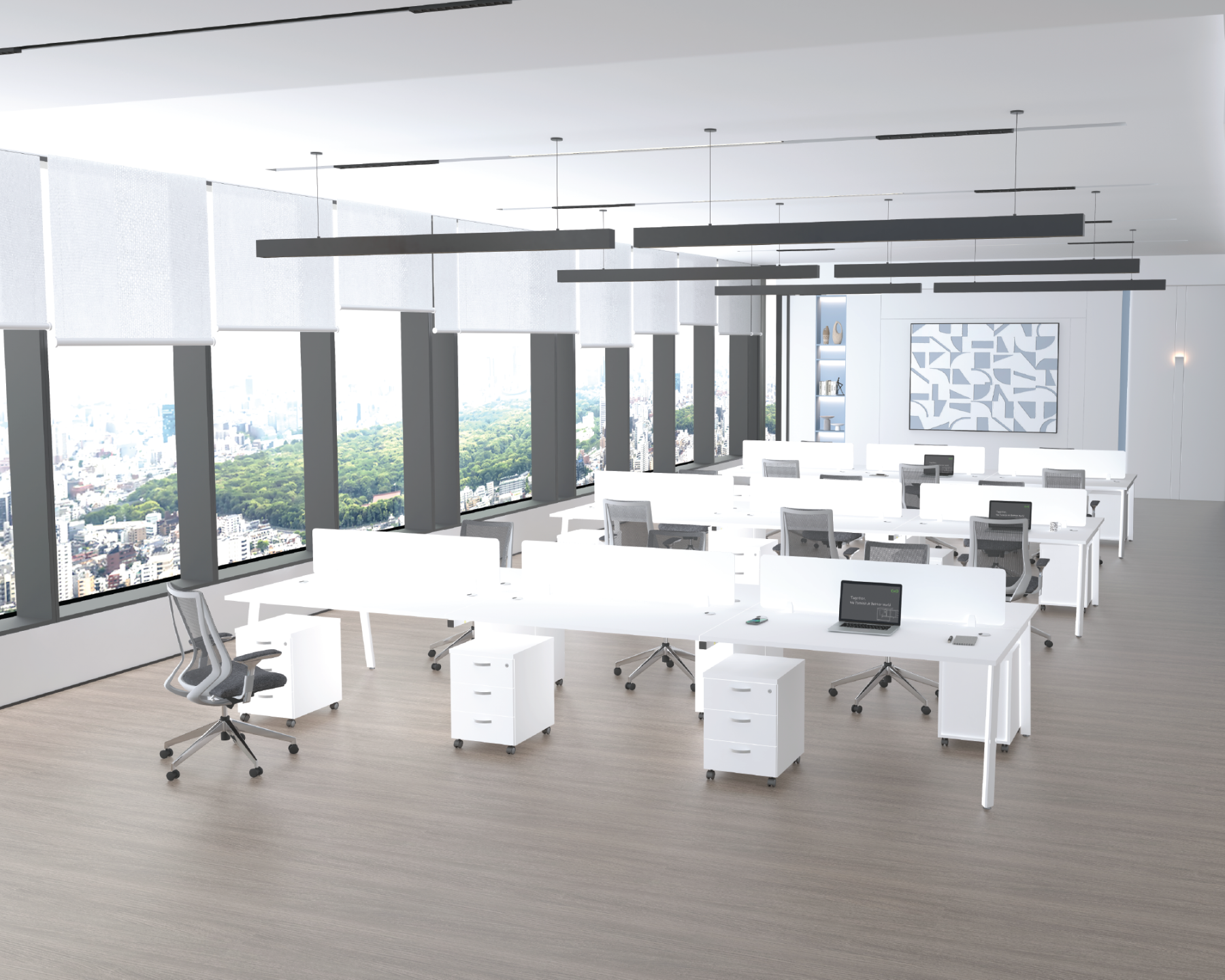 6-Seater Workstation (A) (Kindly contact us to order)