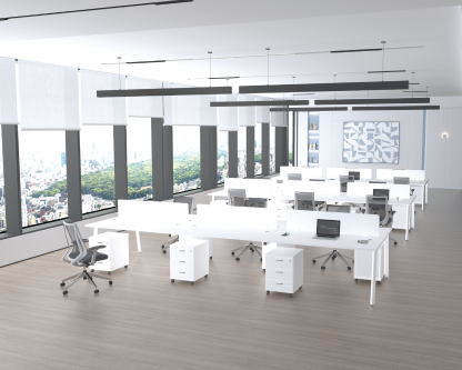 6-Seater Workstation (A) (Kindly contact us to order)