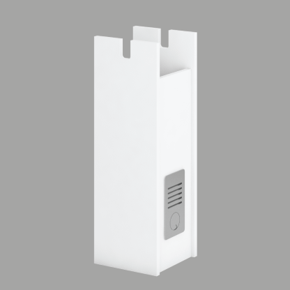 Boat Shaped Meeting Table (AS) - 2400W x 1200/900D x 750H mm