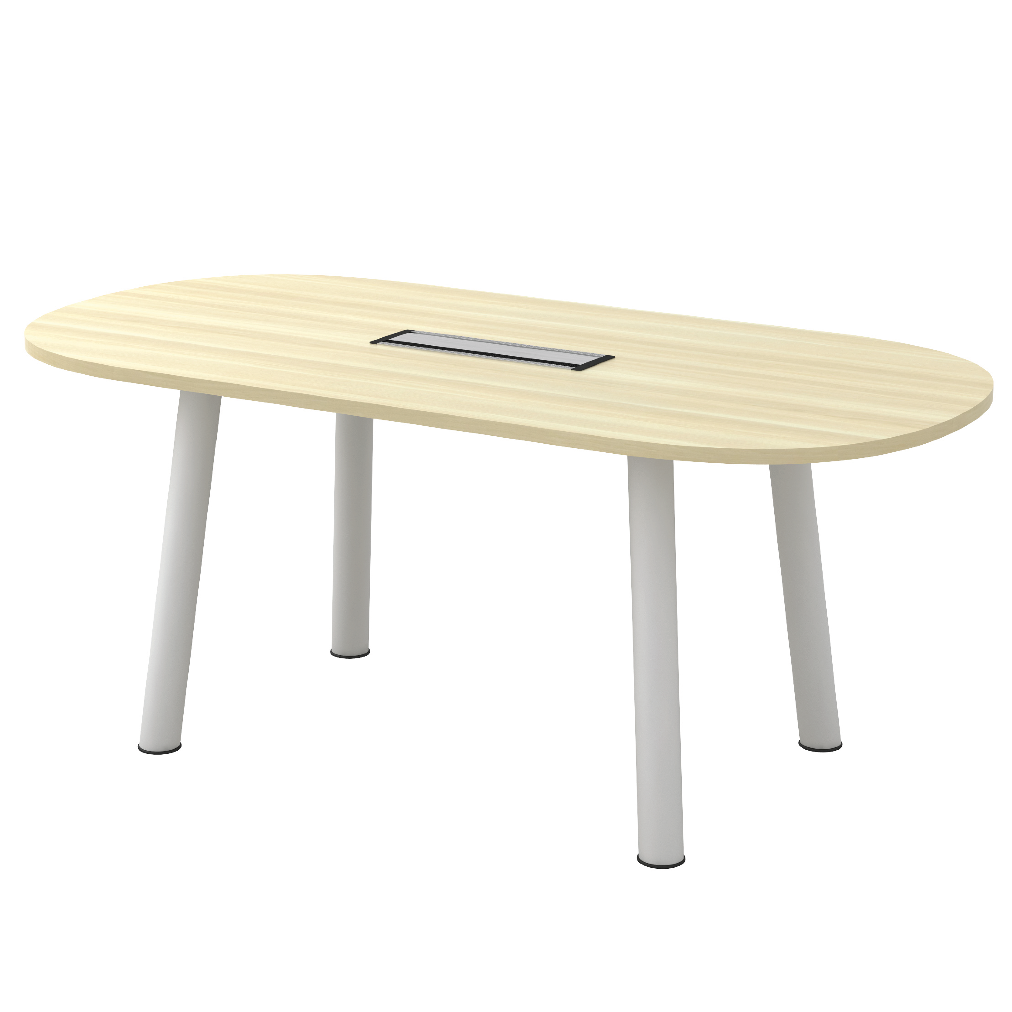 Oval Shape Meeting Table (B) - 1800W x 900D x 750H