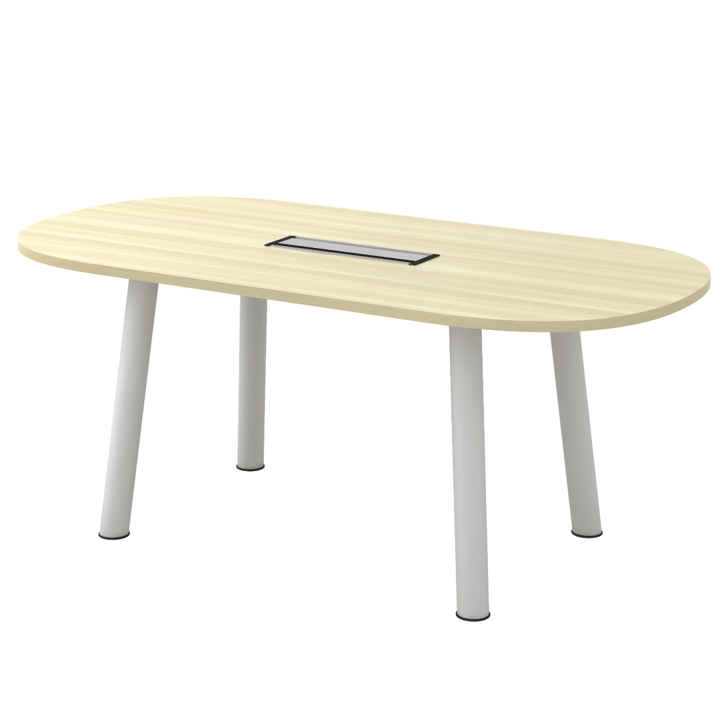 Oval Shape Meeting Table (B) - 2400W x 1200D x 750H