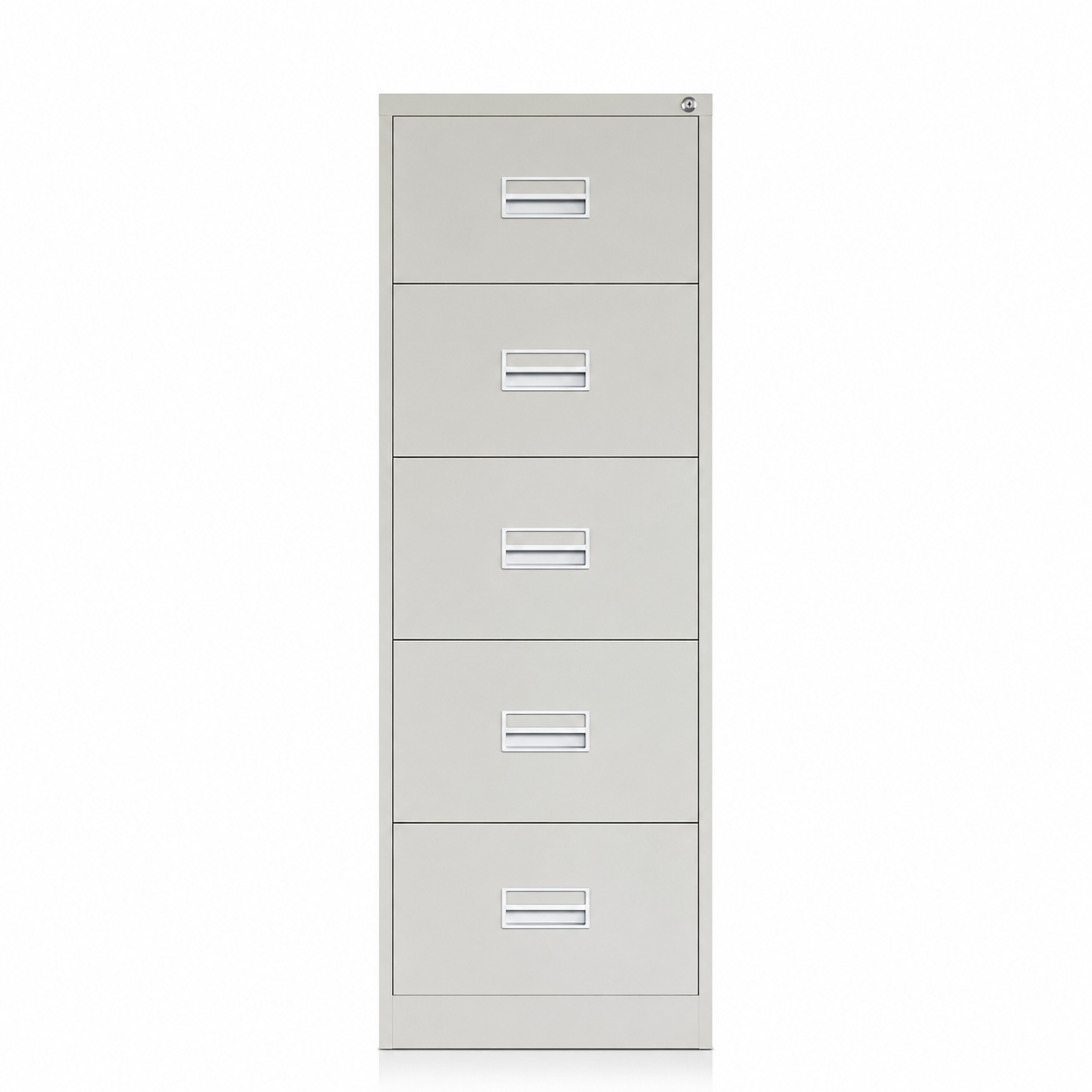 5 Drawer Filing Cabinet with Recess Handle c/w Ball Bearing Slide
