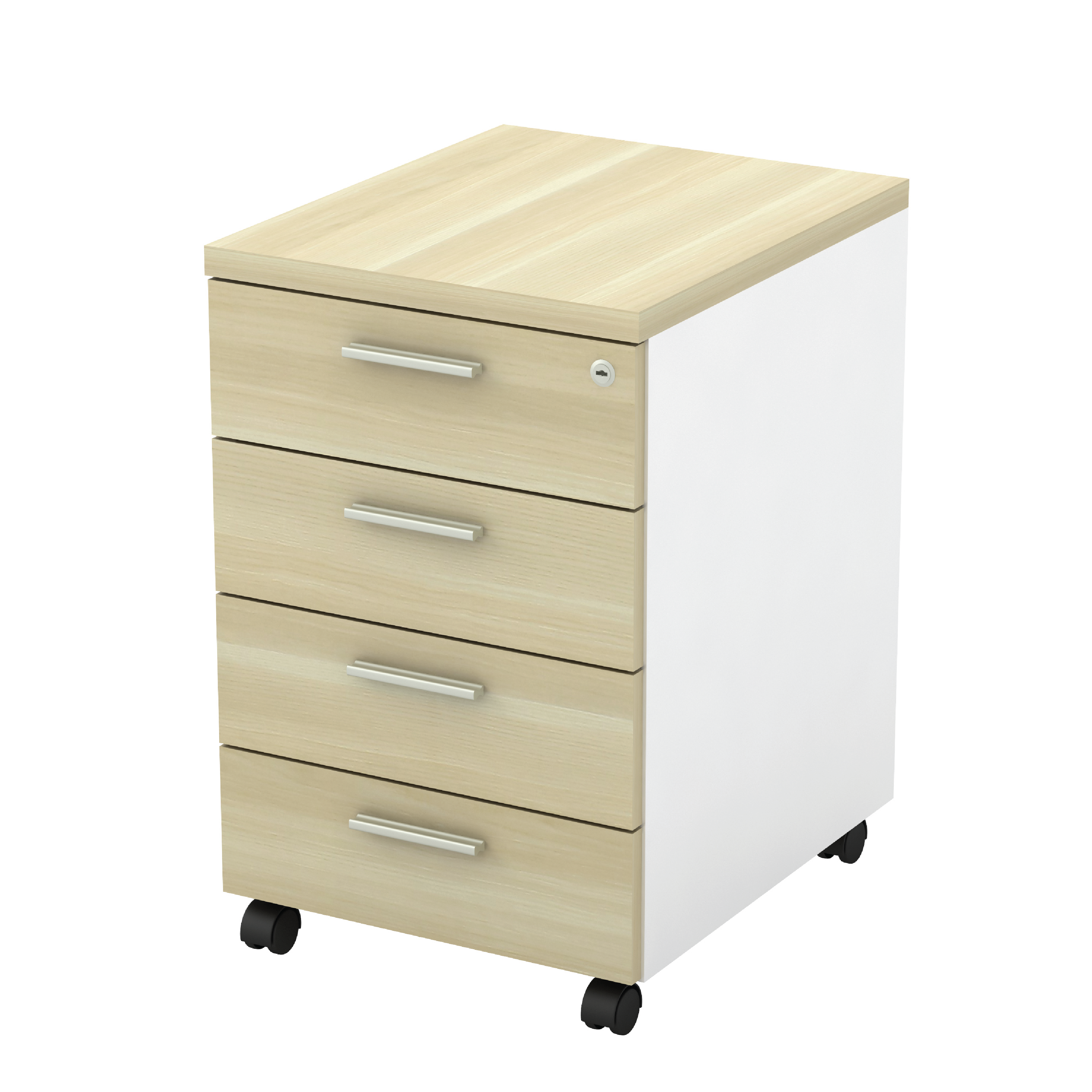 Mobile Pedestal 4 Drawer 4D (B)