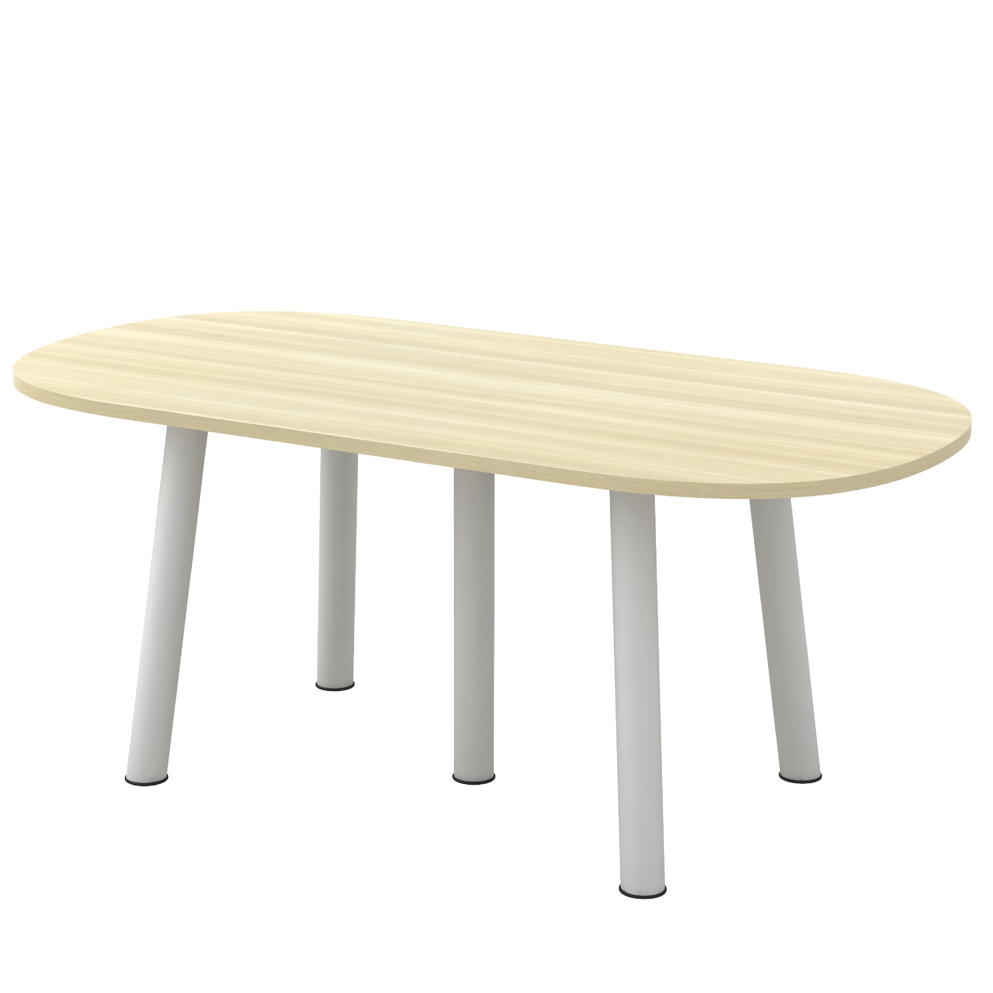 Oval Shape Meeting Table (B) - 1800W x 900D x 750H mm