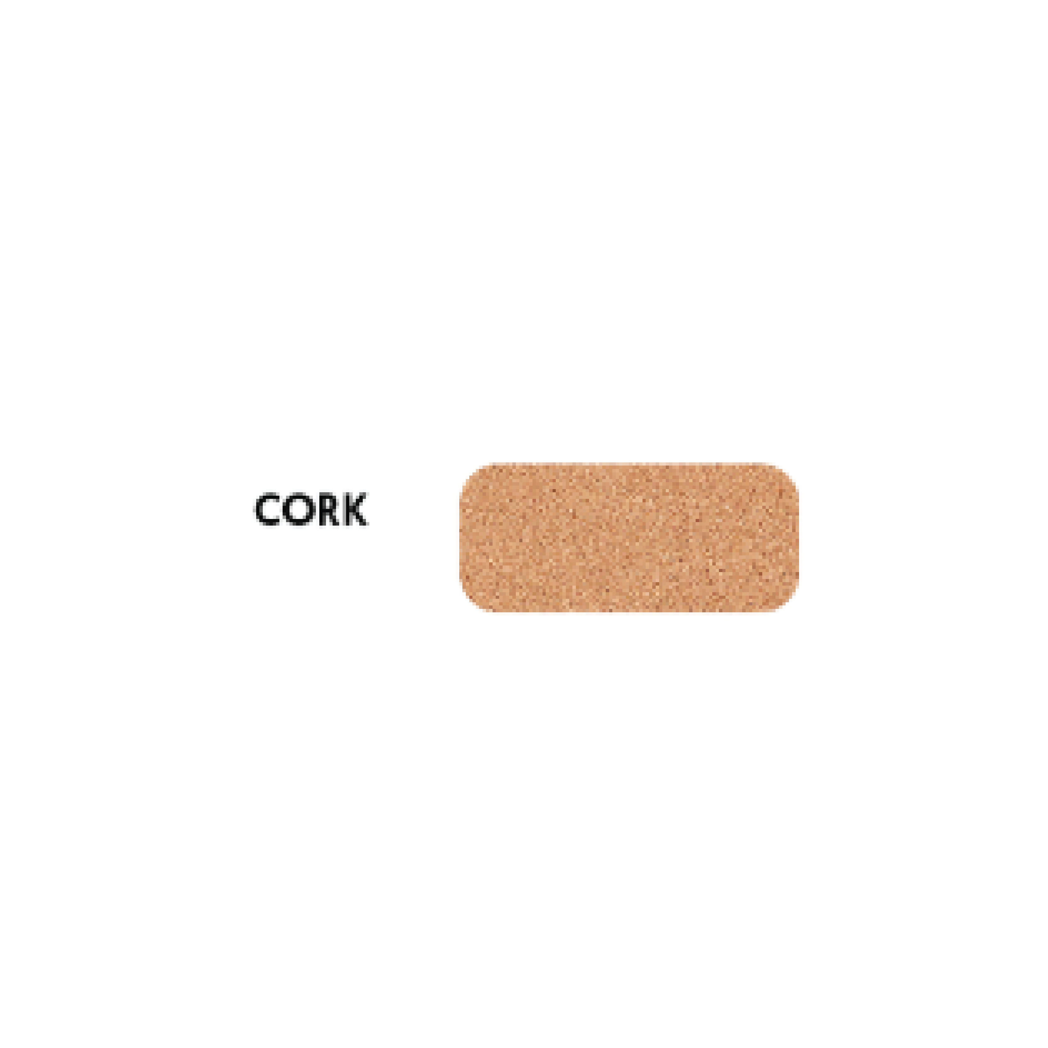 Small Display Cork Notice Board Cabinet