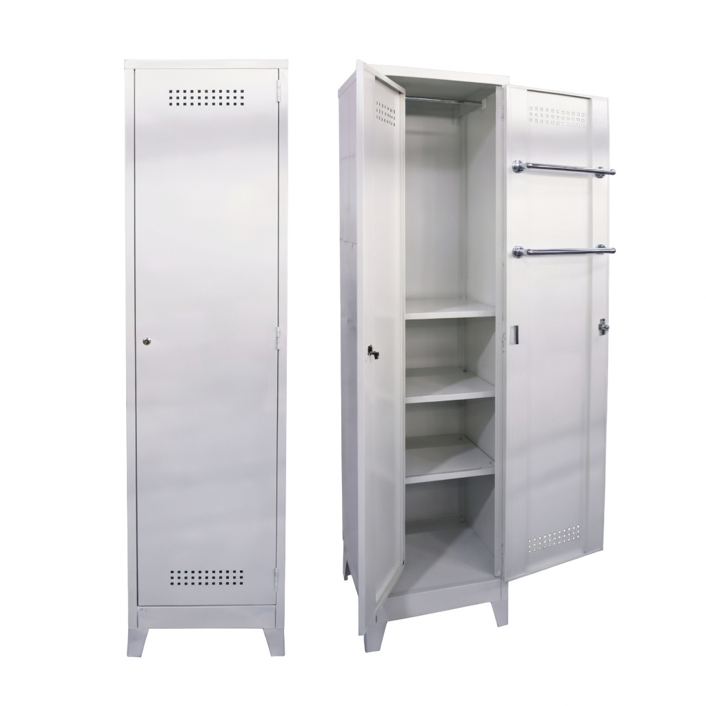 1 Compartment Steel Locker Cabinet with Swing Door