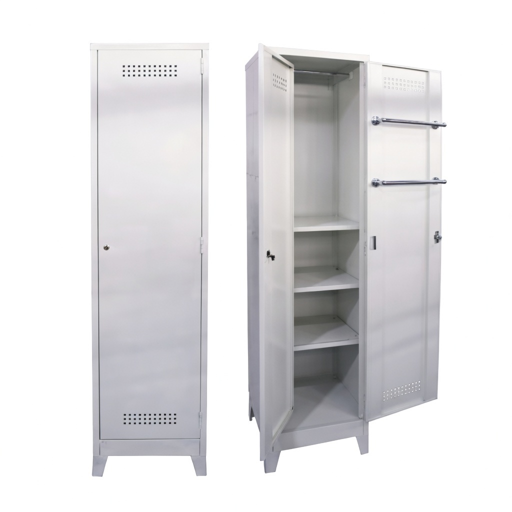 1 Compartment Steel Locker Cabinet with Swing Door