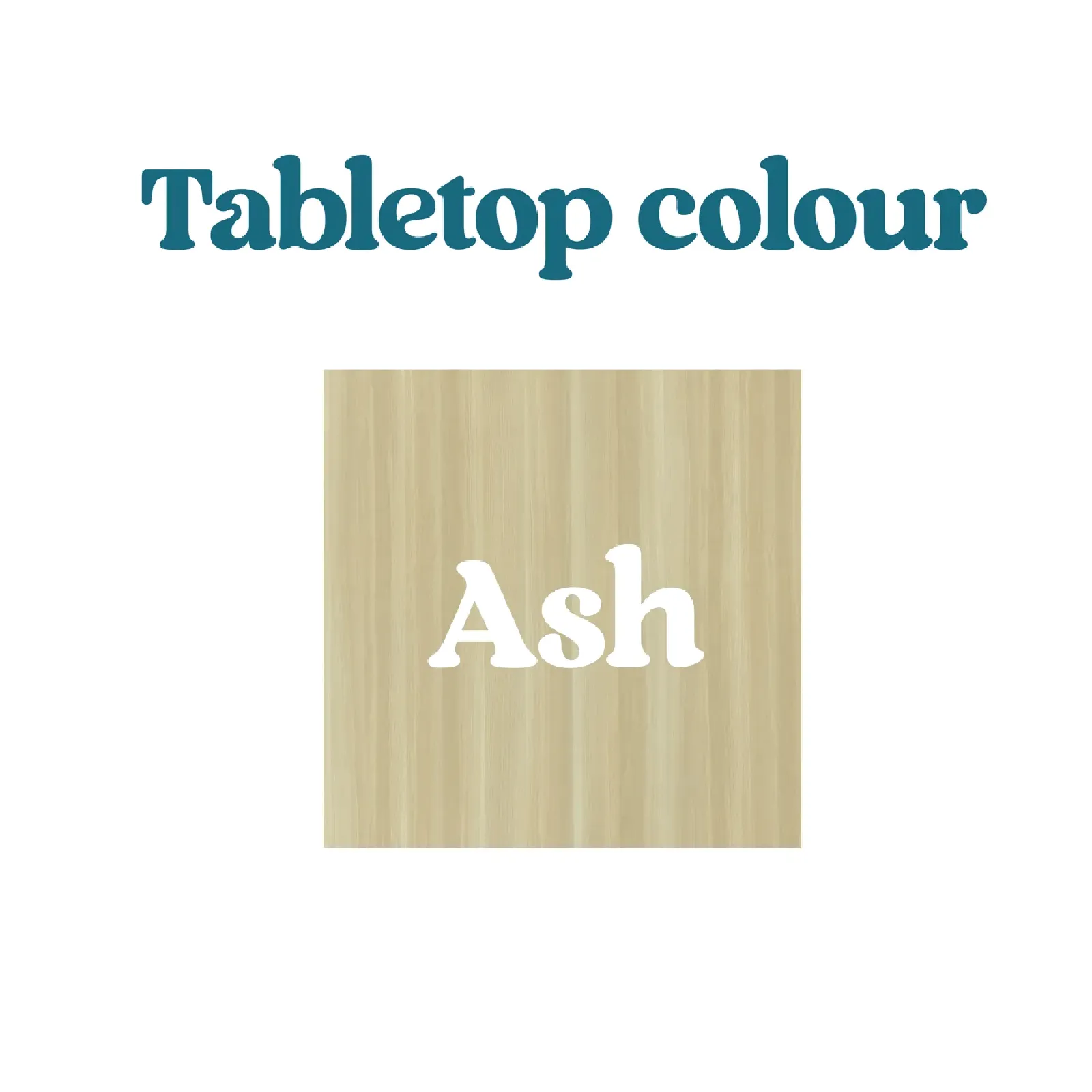 Standard Office Table with Wooden Modesty Panel without Grommet Hole - SL