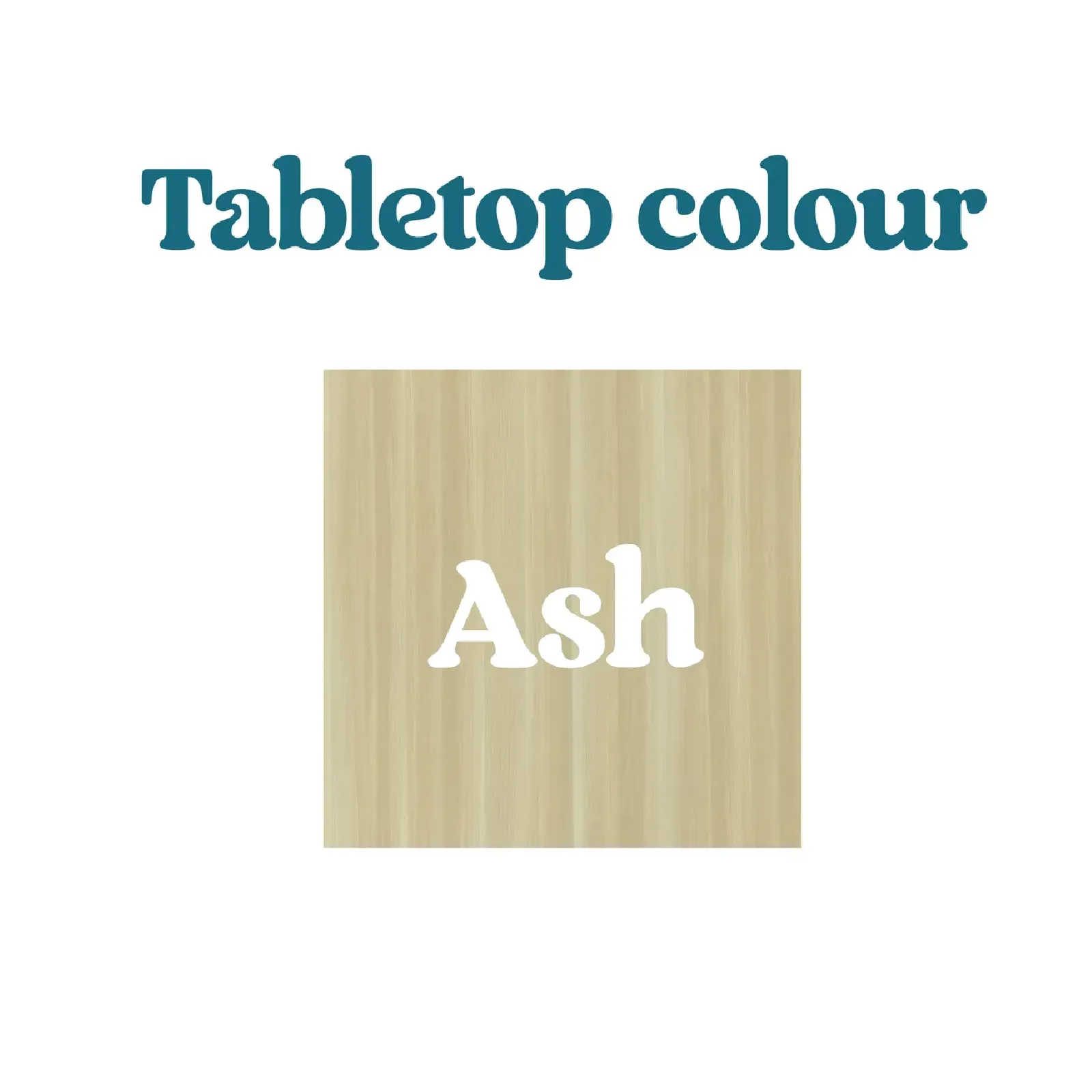 Standard Office Table with Wooden Modesty Panel without Grommet Hole - SL