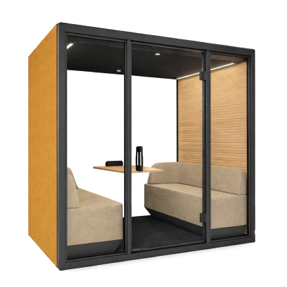 TEAM Pod + | Office Phone Booth/Pods/Silent Acoustic Phone Booth - For Up to 6 Seater (Kindly contact us before order)
