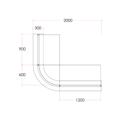 Passi Reception Counter Table (M)