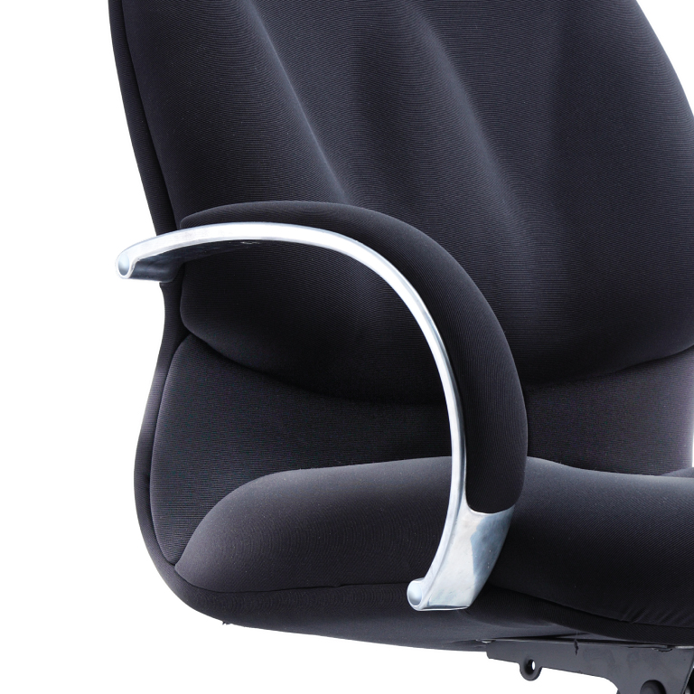 Ombak 2 Low Back Chair (fabric) - with chrome metal base leg