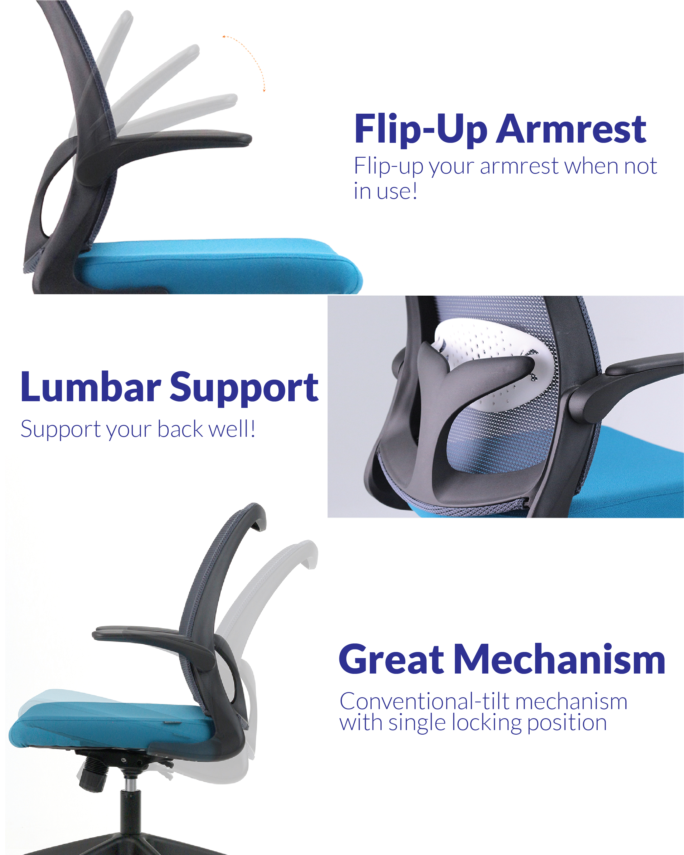 DOLPH ECO Low Back Office Chair (K)