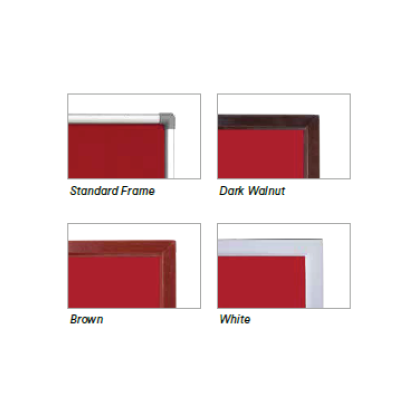 Softboard Notice Board - Wooden Frame