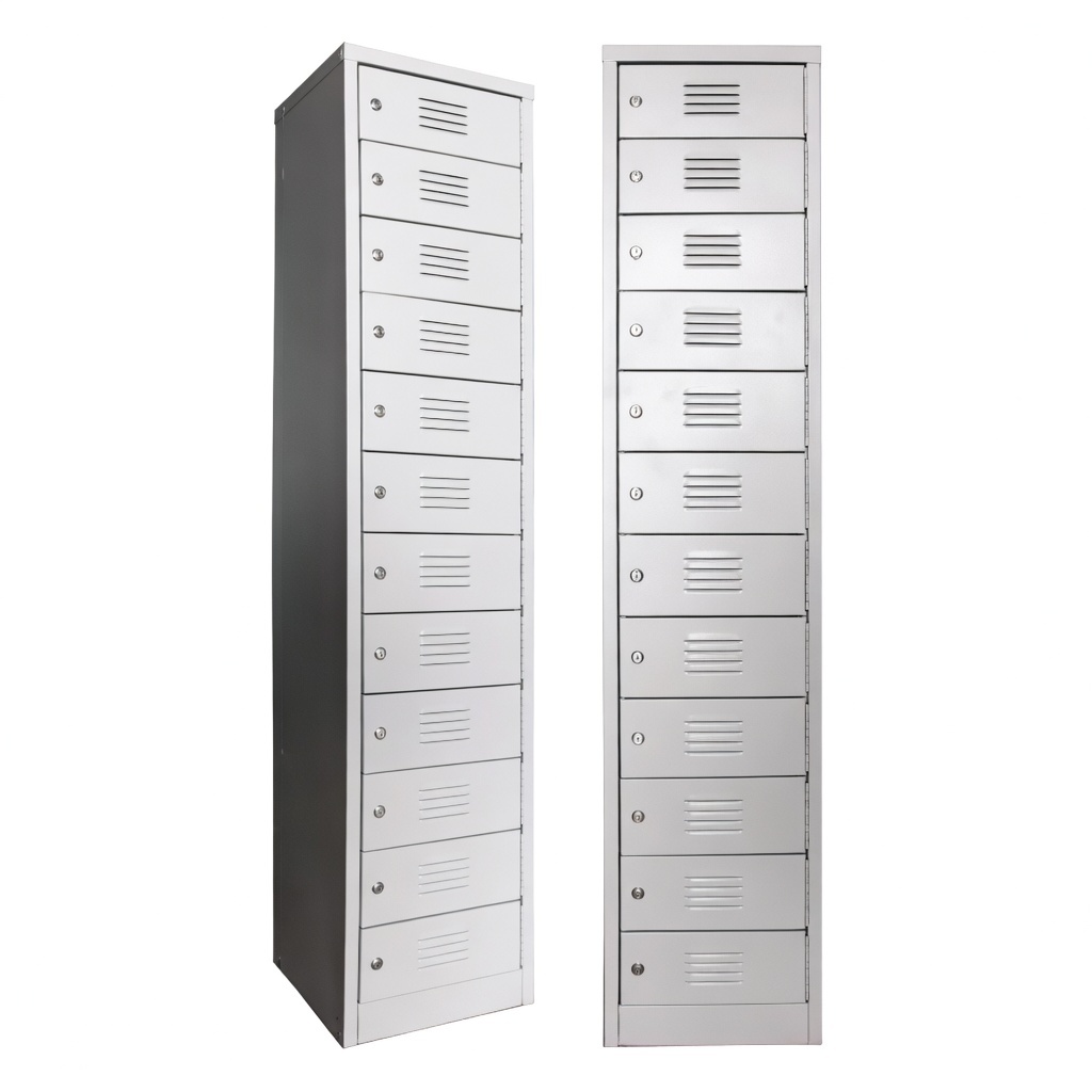 12 Compartment Steel Locker Cabinet with Camlock