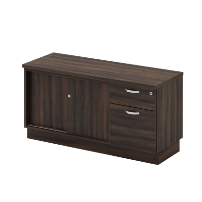 Side Cabinet - Sliding Door + Fixed Pedestal 1D1F (EX)