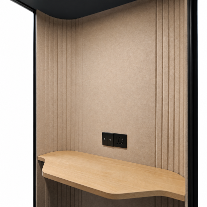 Ace Uno - Modern & Spacious 1 Seater Acoustic Phone Pod Booth