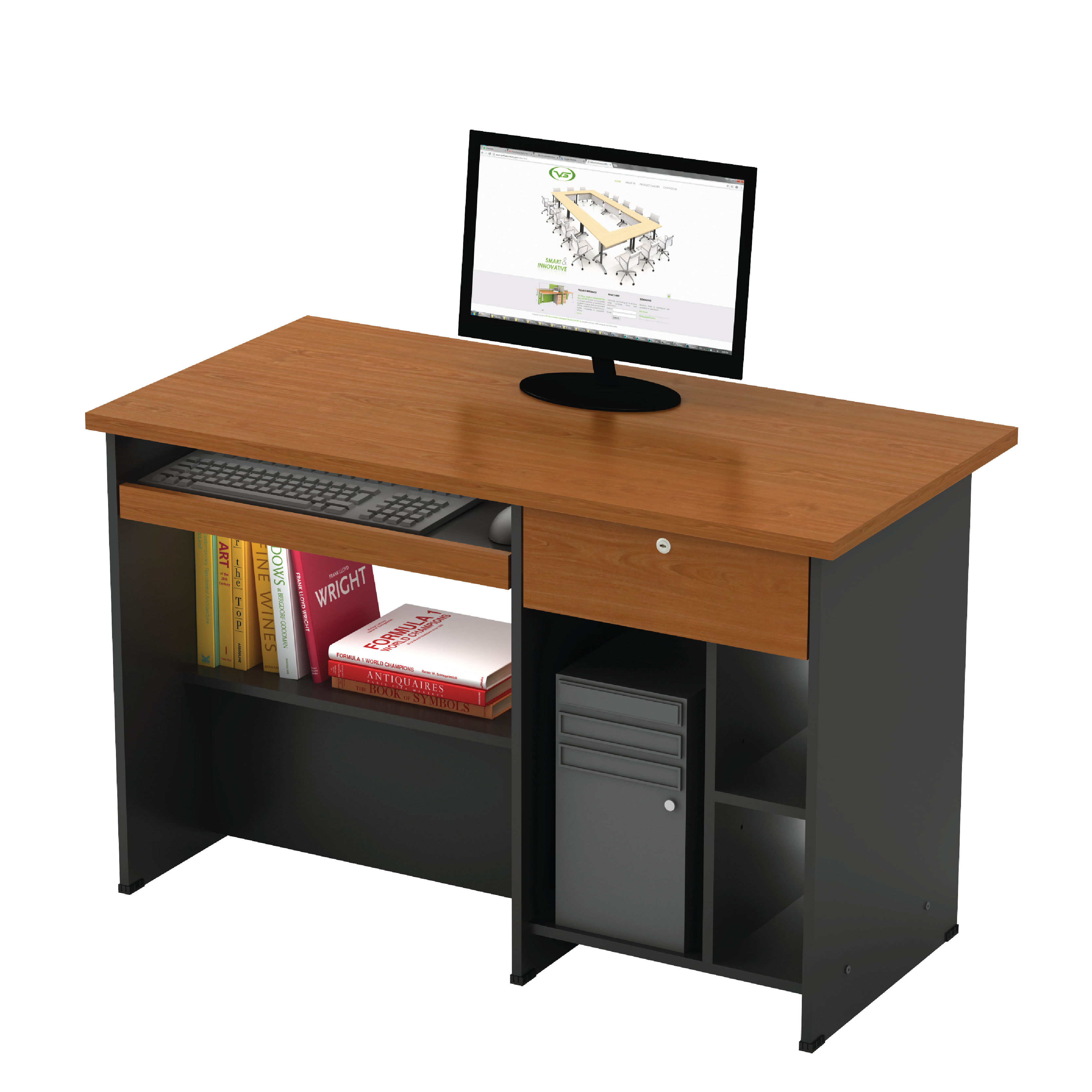 Computer Work Table - 1200W x 600D mm (G)