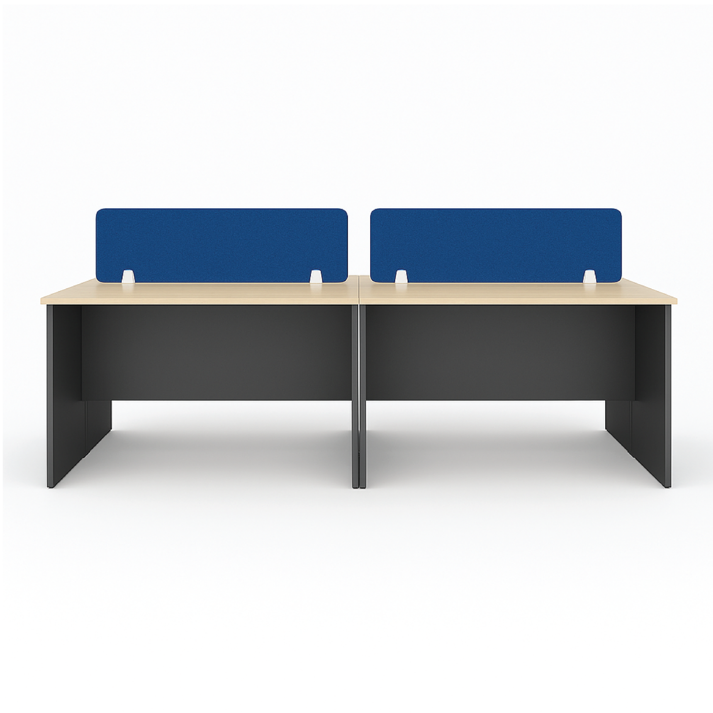 4 Seater Workstation with Fabric Partition (G)