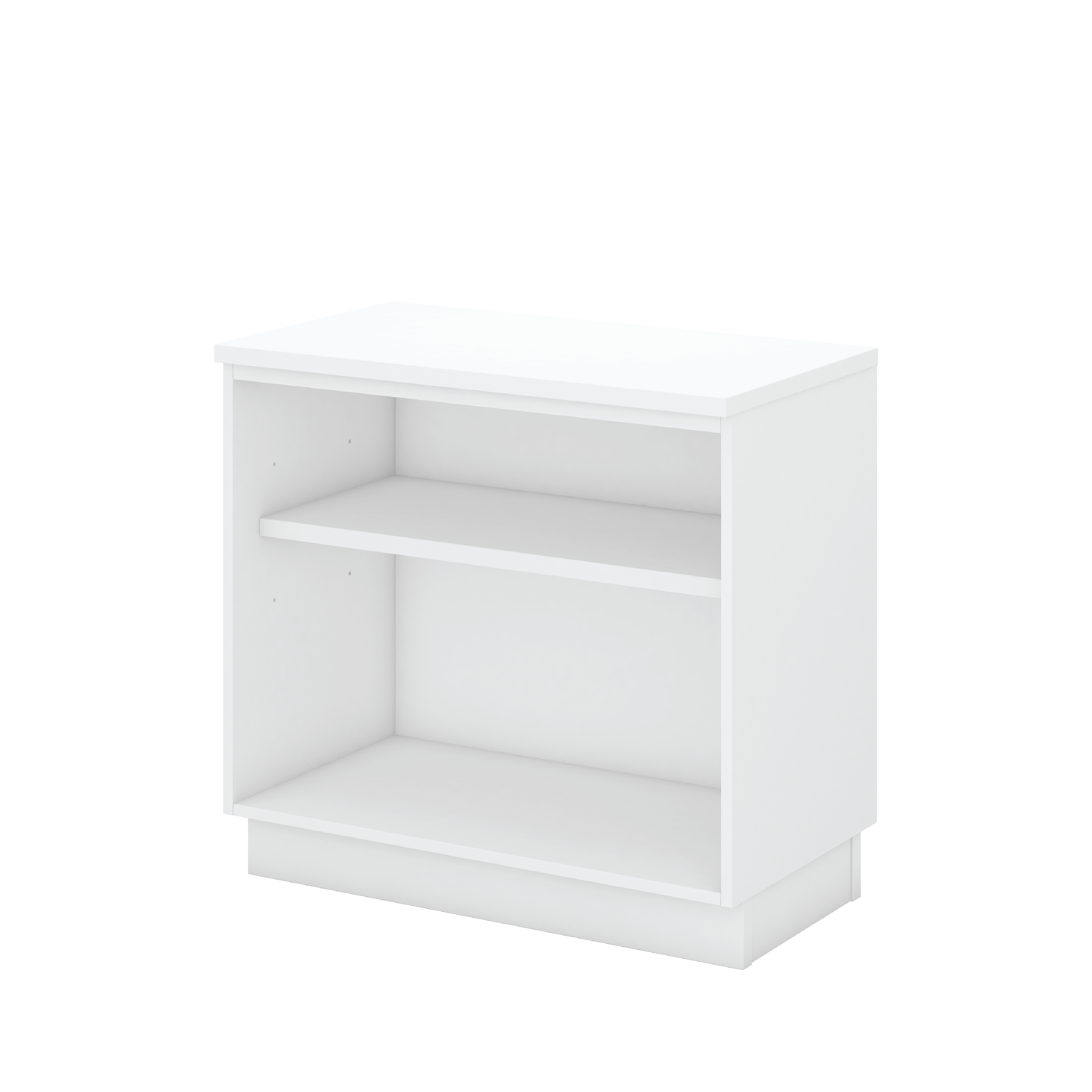 Open Shelf Low Cabinet -WHITE (H)