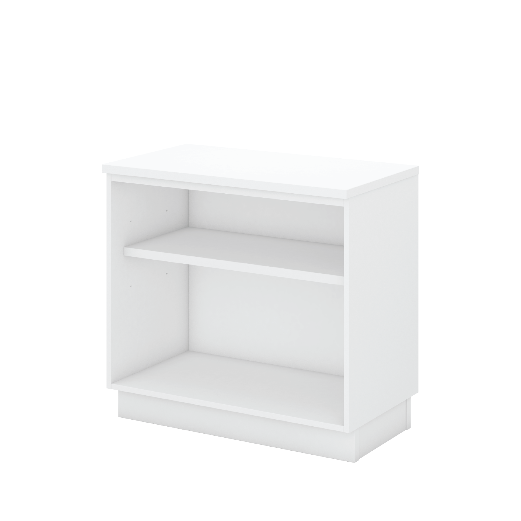 Open Shelf Low Cabinet -WHITE (H)