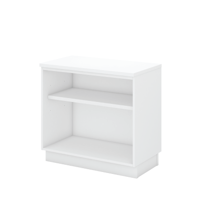Open Shelf Low Cabinet -WHITE (H)