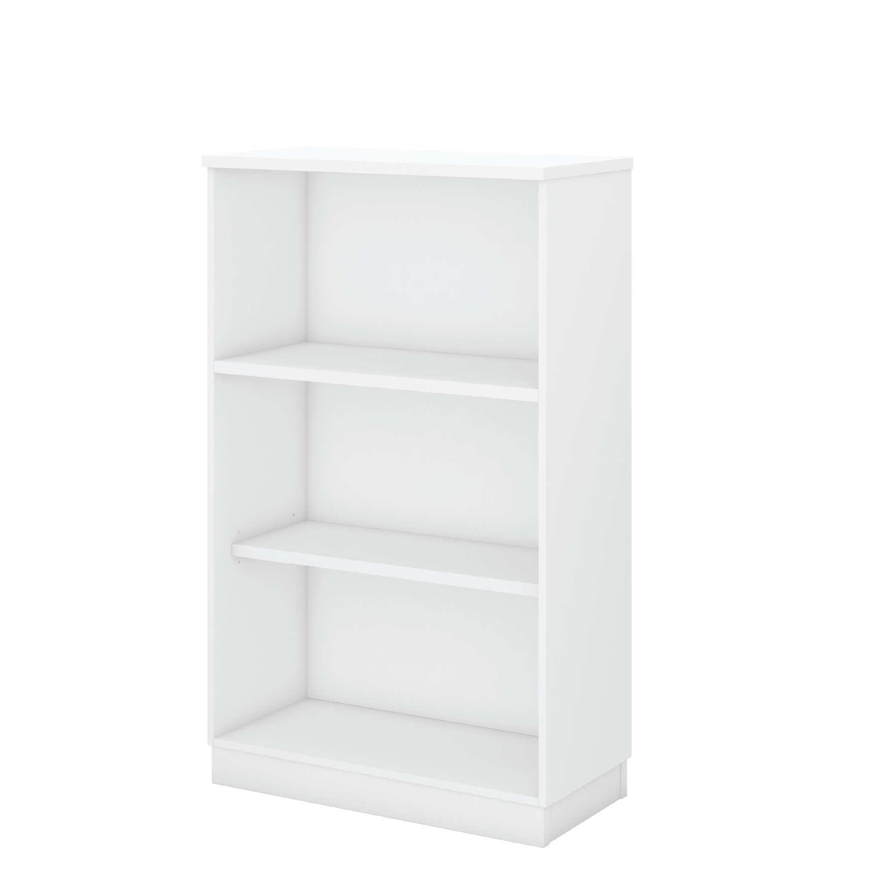 Open Shelf Medium Height Cabinet - WHITE (H) 1310H mm