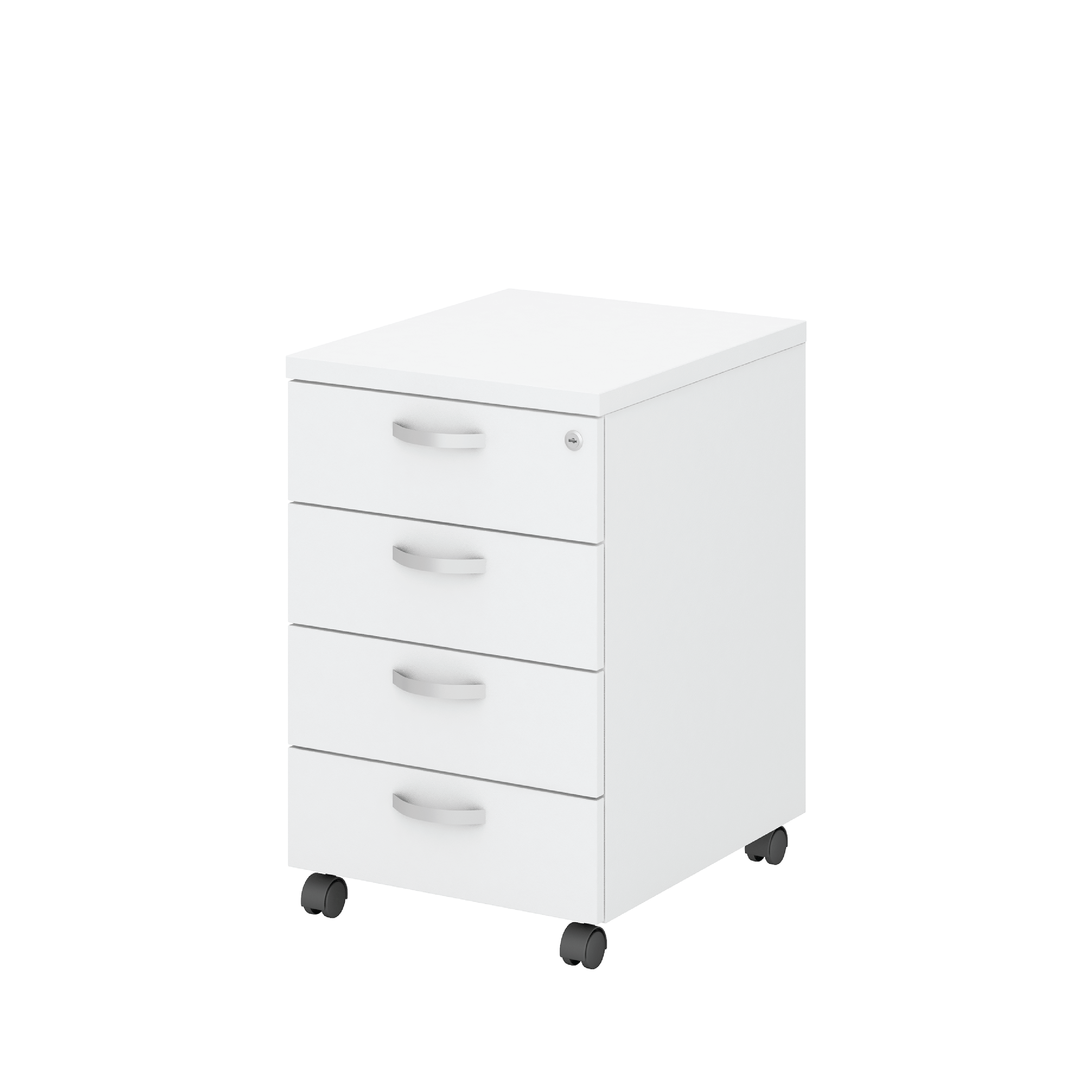 Mobile Pedestal 4D - WHITE (H)