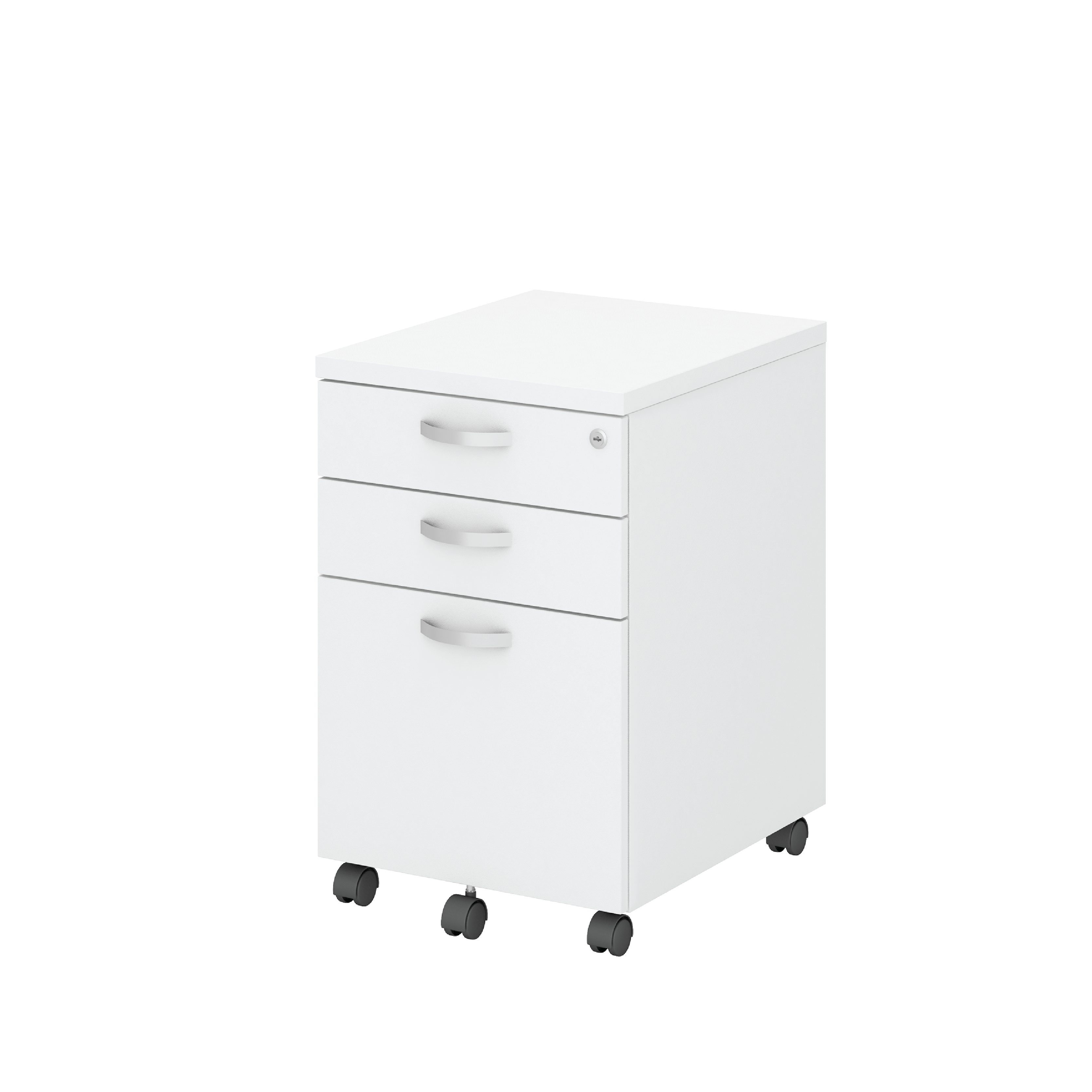 Mobile Pedestal 2D1F - WHITE (H)