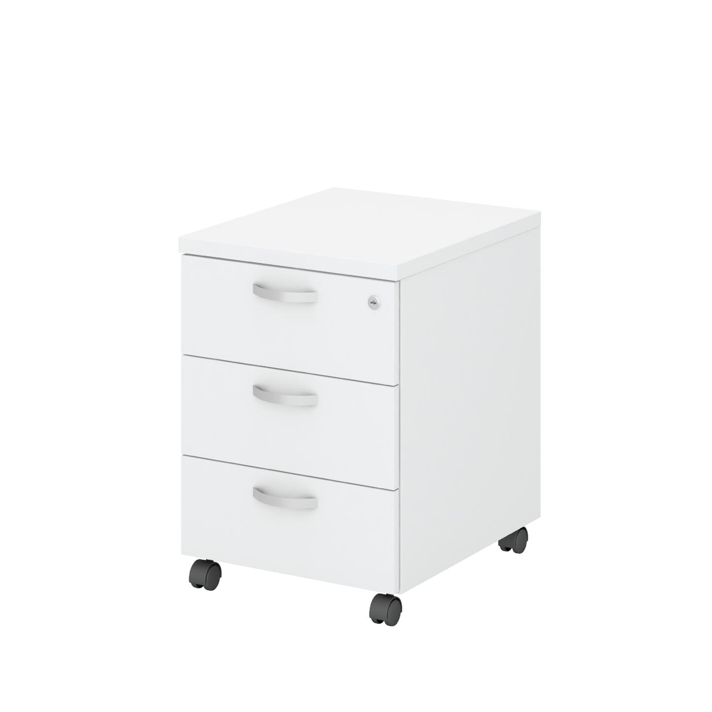 Mobile Pedestal 3D - WHITE (H)
