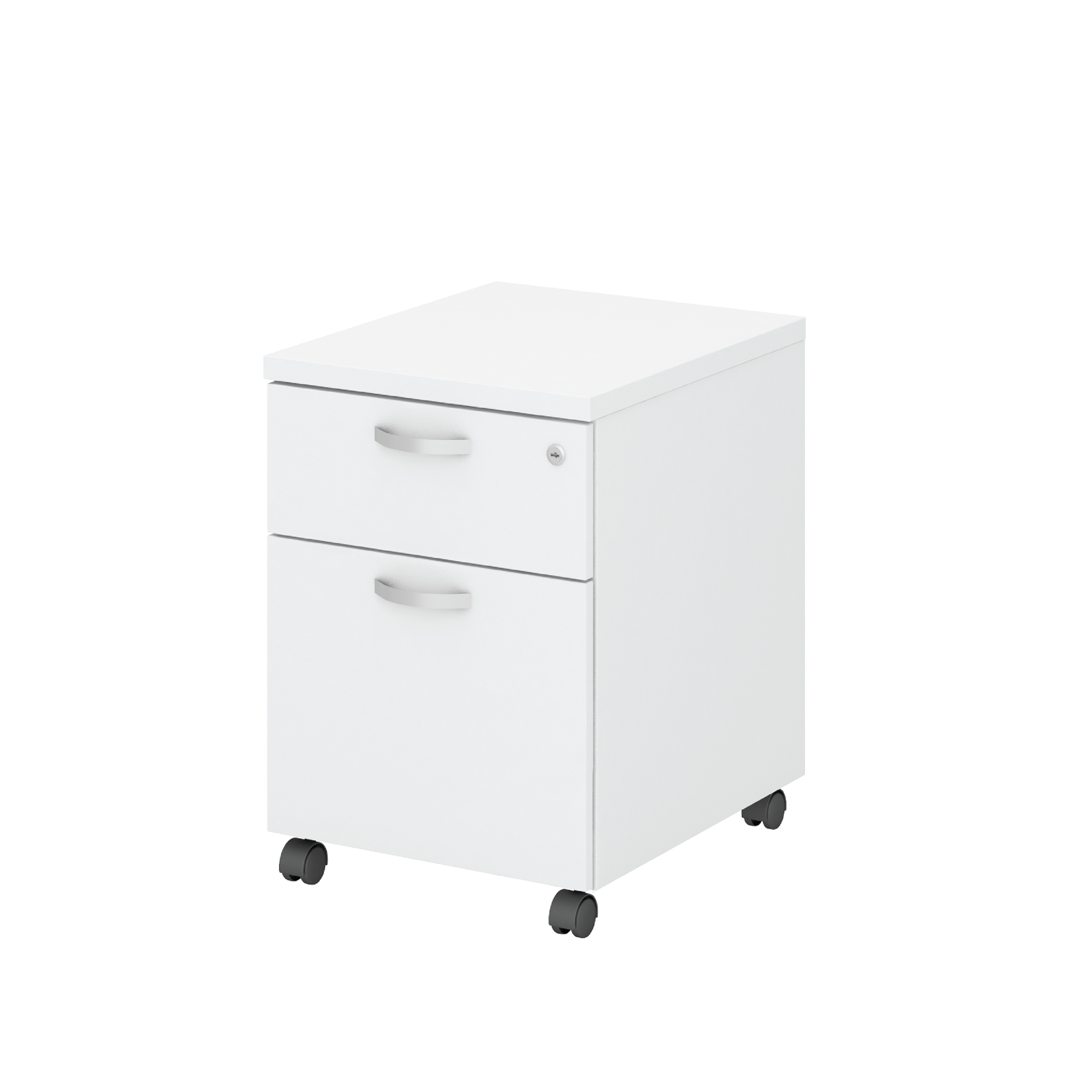 Mobile Pedestal 1D1F - WHITE (H)