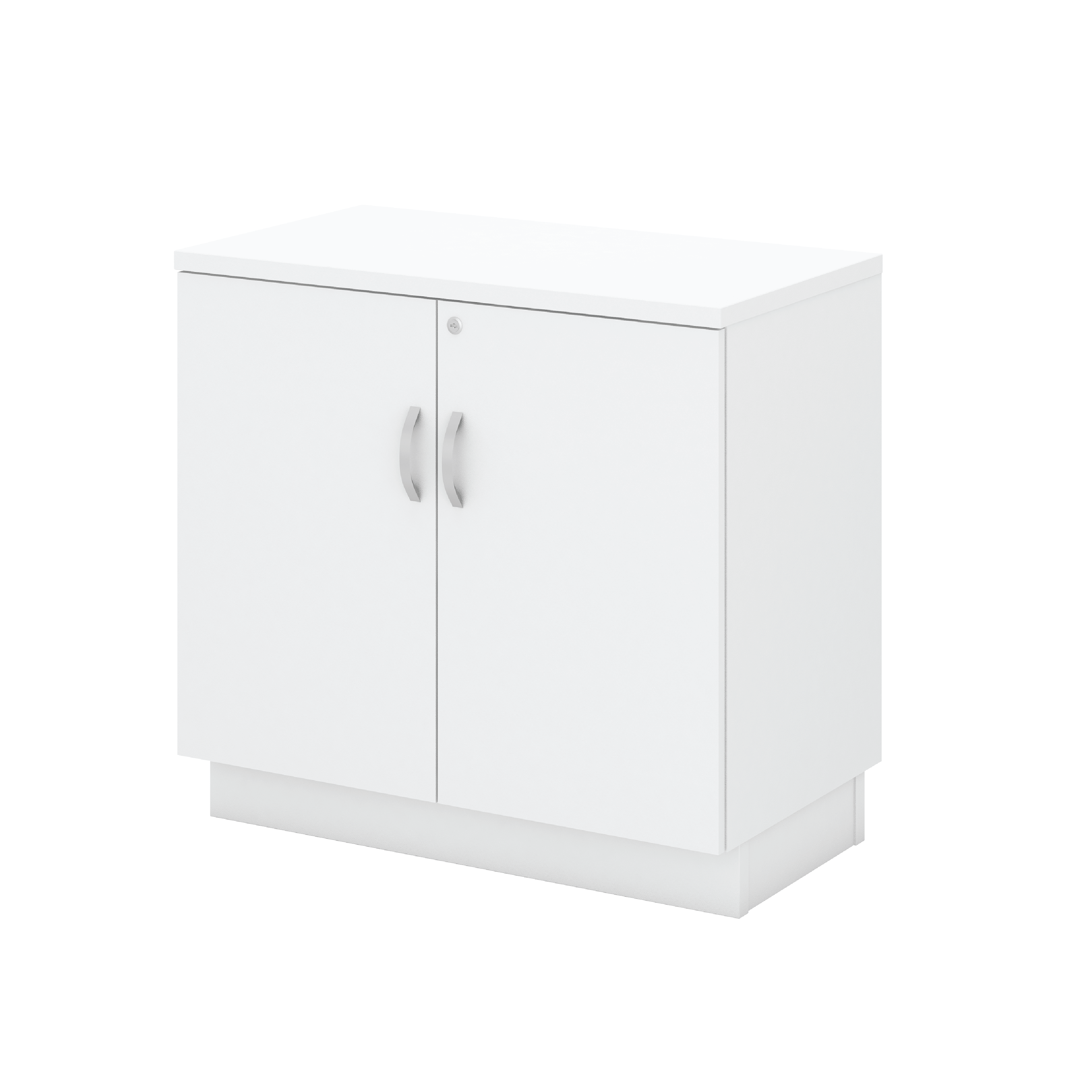 Swinging Door Low Cabinet - WHITE (H)