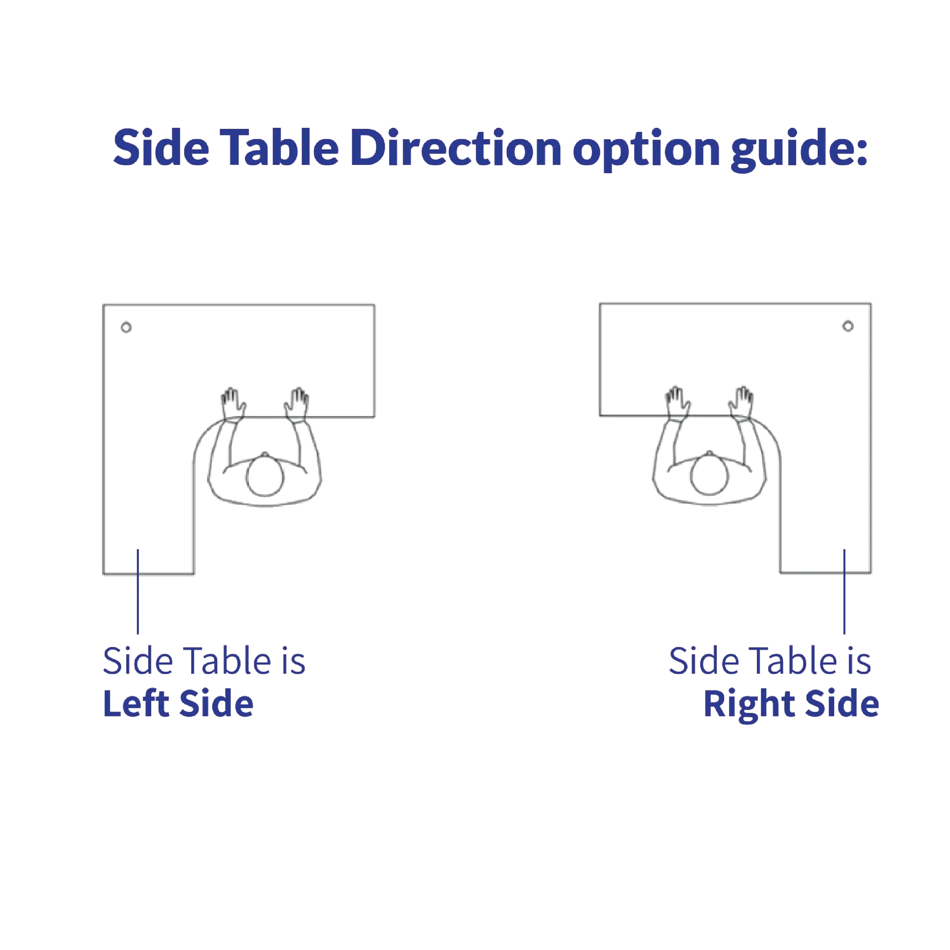 L-Shape Reception Table  (EX)