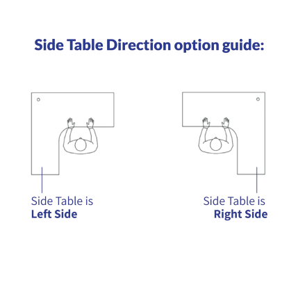 L-Shape Reception Table  (EX)