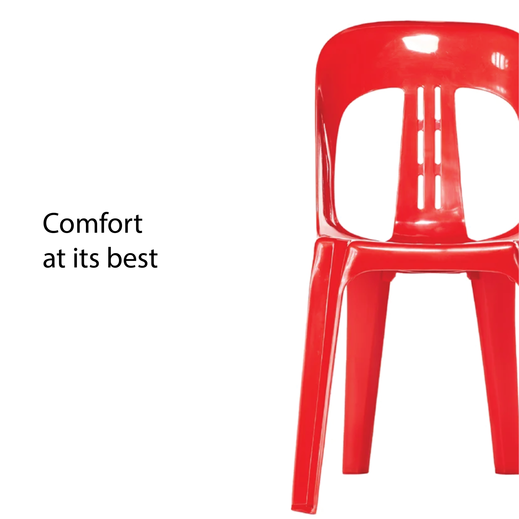 Nova Plastic Chair | Durable Stackable Resin Chair Malaysia
