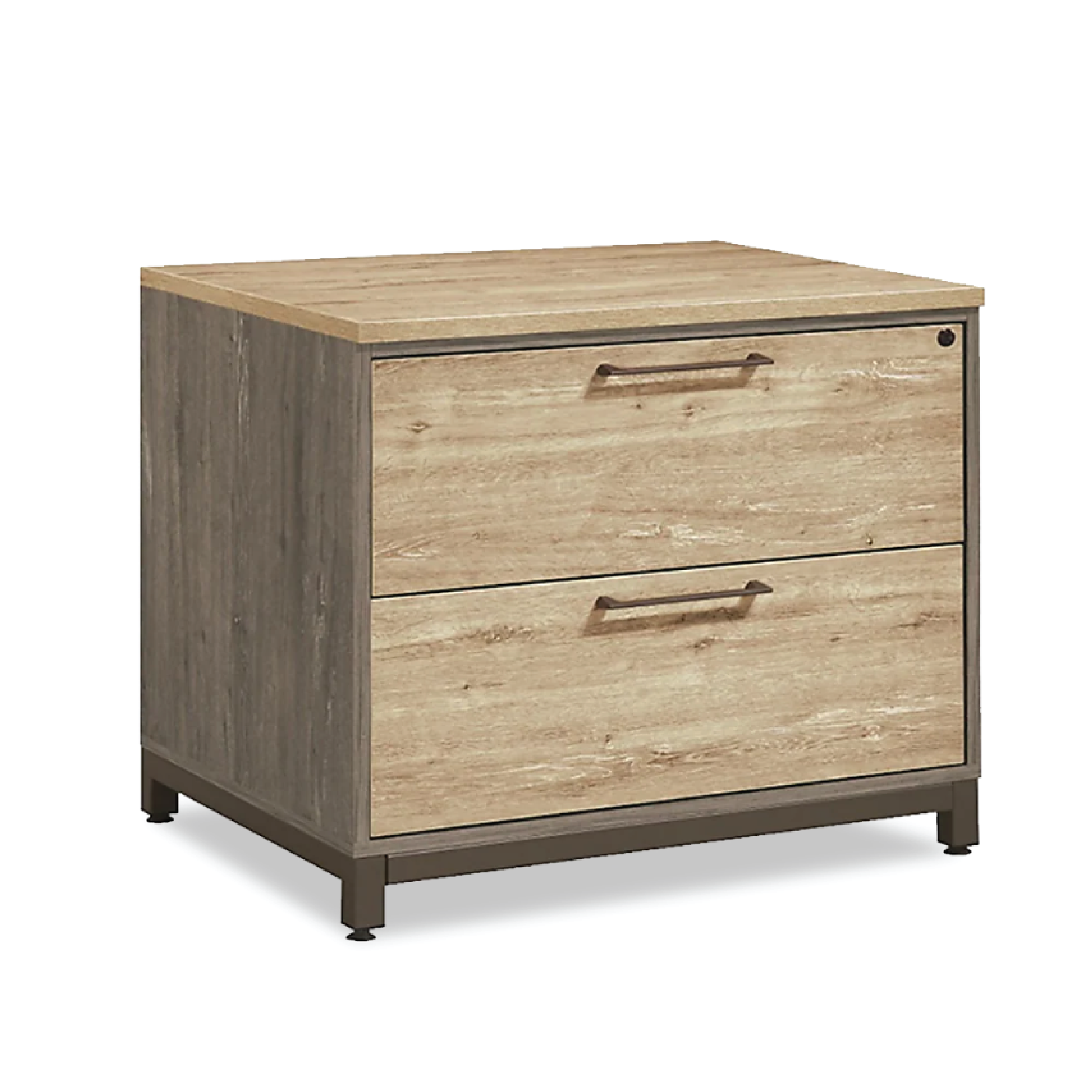 (MIX7) 2 Drawer Lateral File Low Height Cabinet - 750H mm
