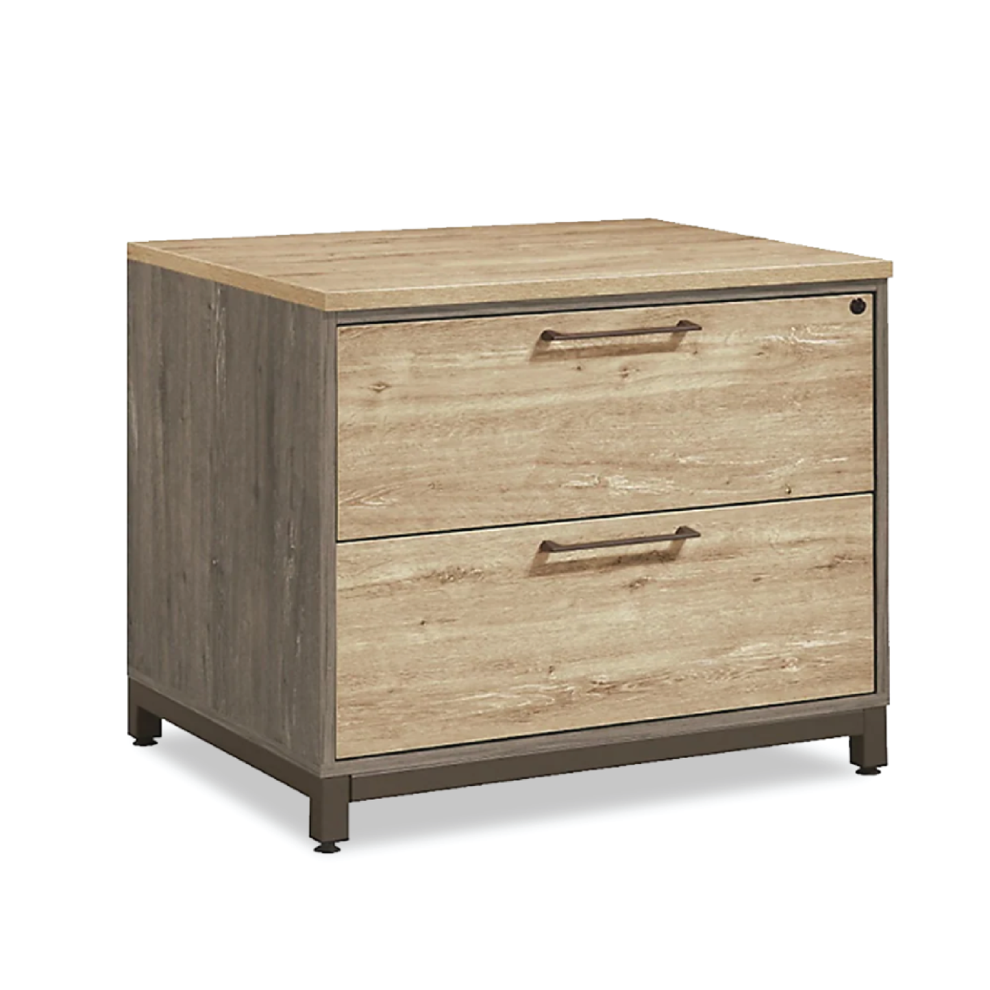 (MIX7) 2 Drawer Lateral File Low Height Cabinet - 750H mm