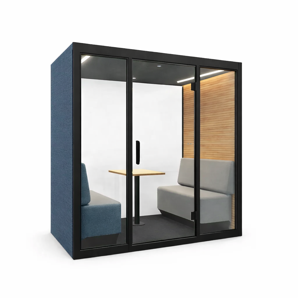 TEAM Pod - Office Tele-Booth | Office Phone Booth - For 2 - 4 Seater (Kindly contact us before order)