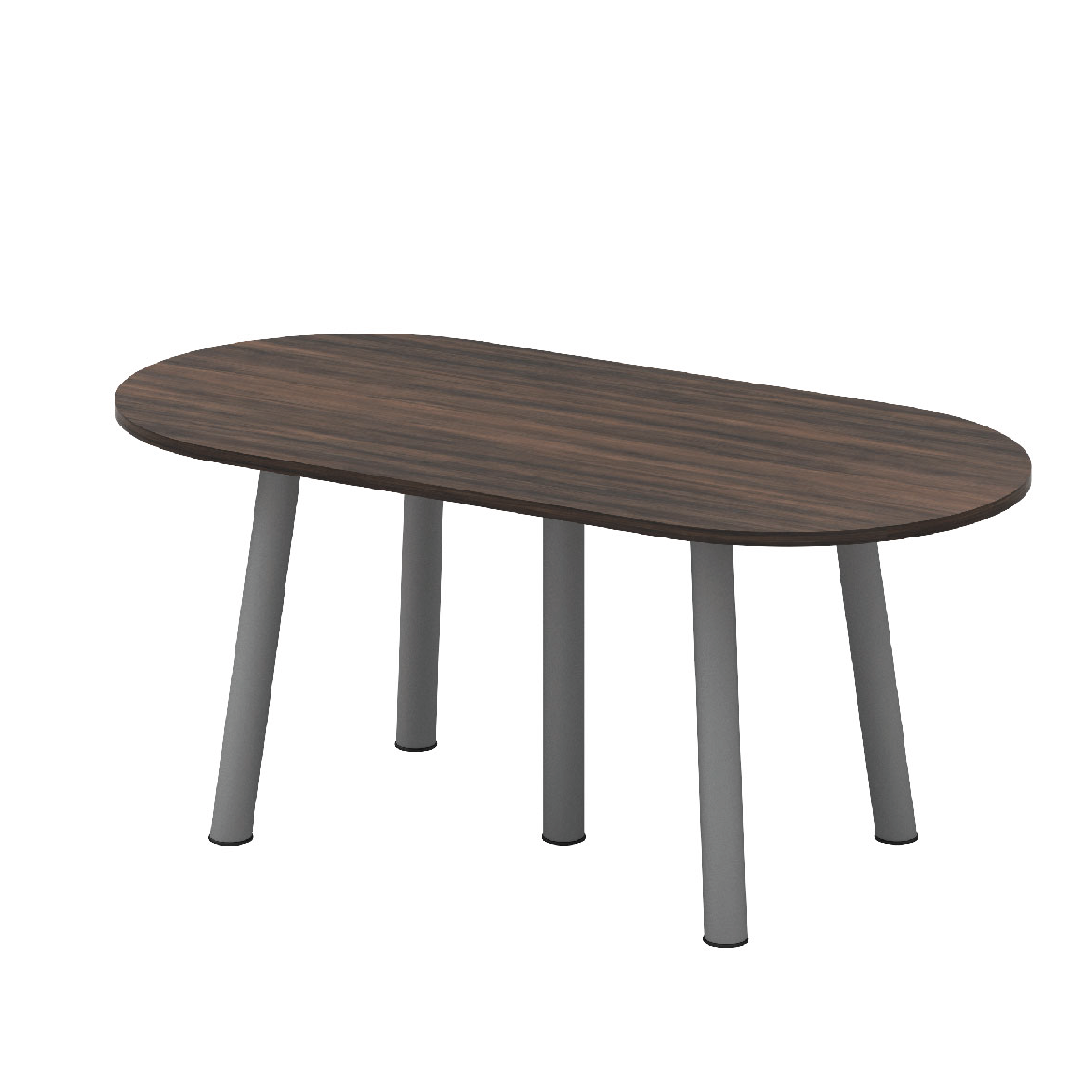 Oval Shape Top Meeting Table (Q) - 2400W x 1200D x 750H mm