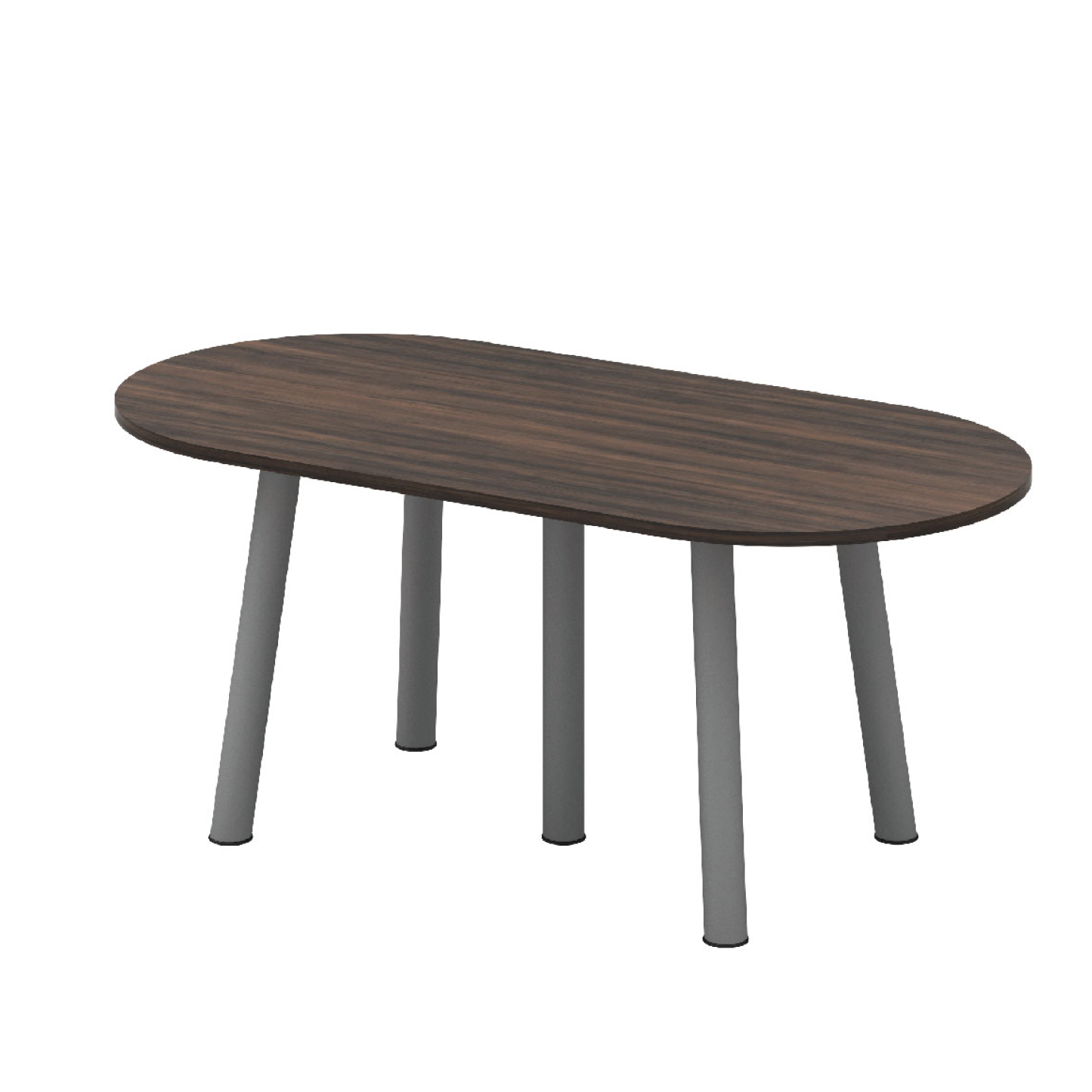 Oval Shape Top Meeting Table (Q) - 2400W x 1200D x 750H mm