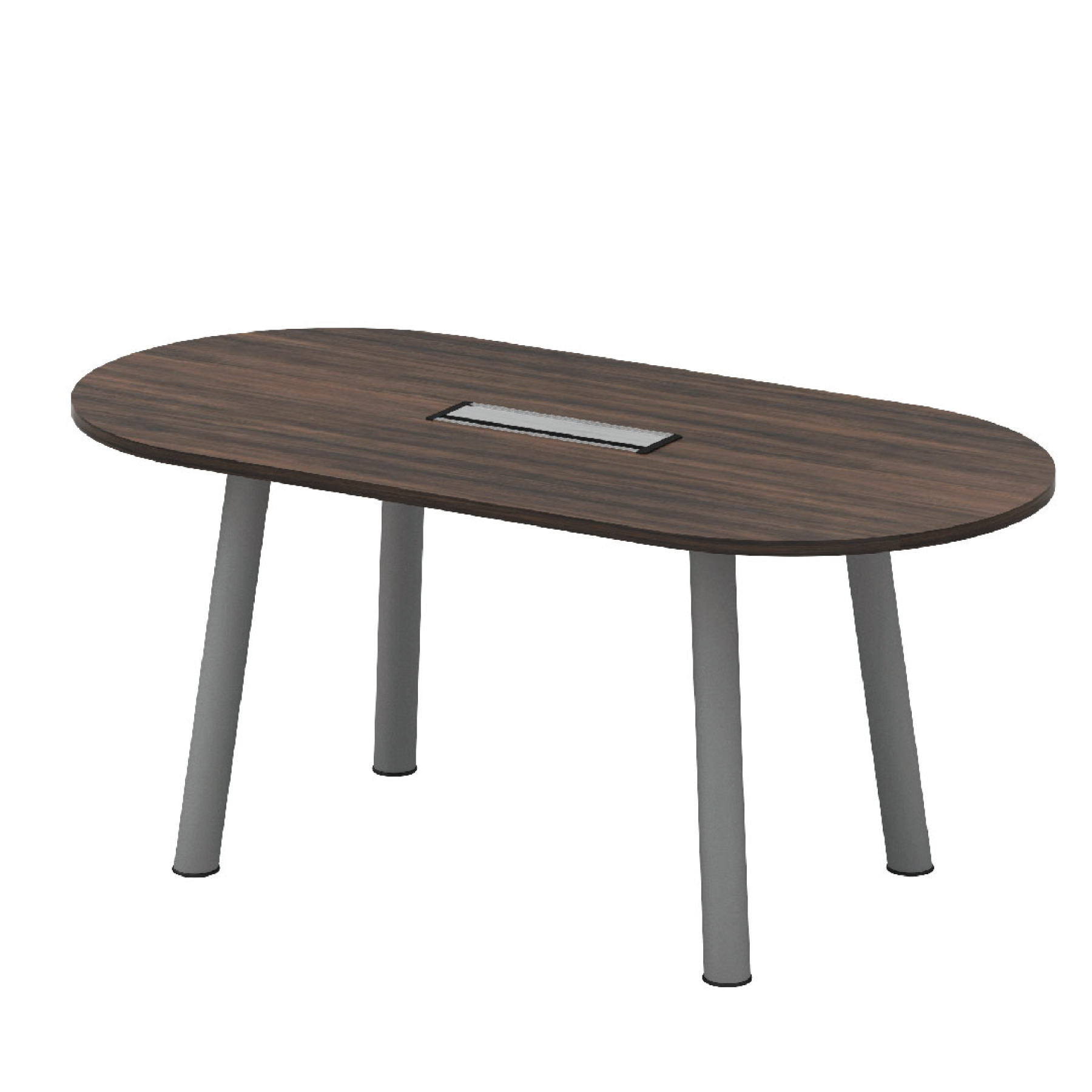 Oval Shape Meeting Table (Q) - 1800W x 900D x 750H