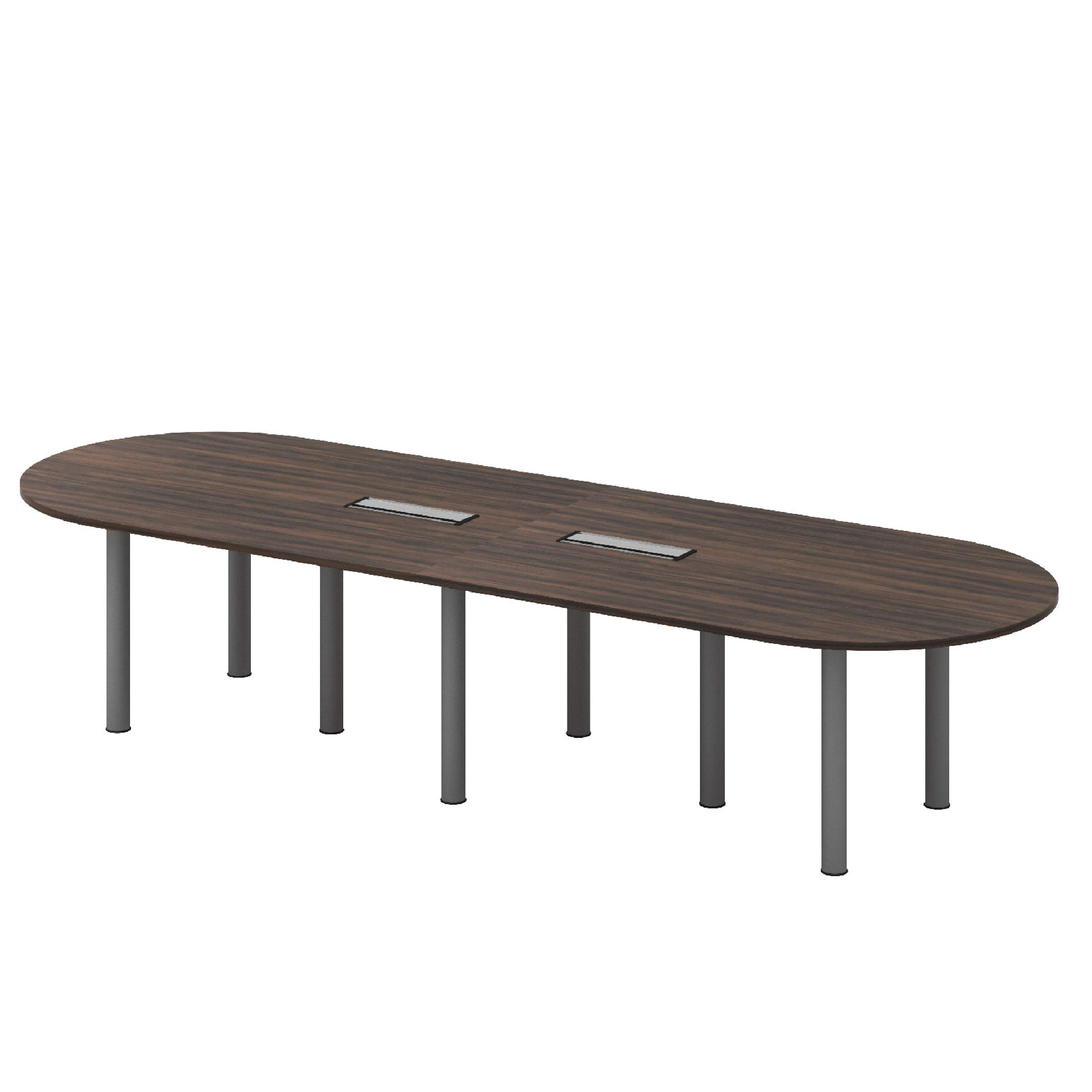 Oval Shape Top Meeting Table (Q) - 3600W x 1200D x 750H mm