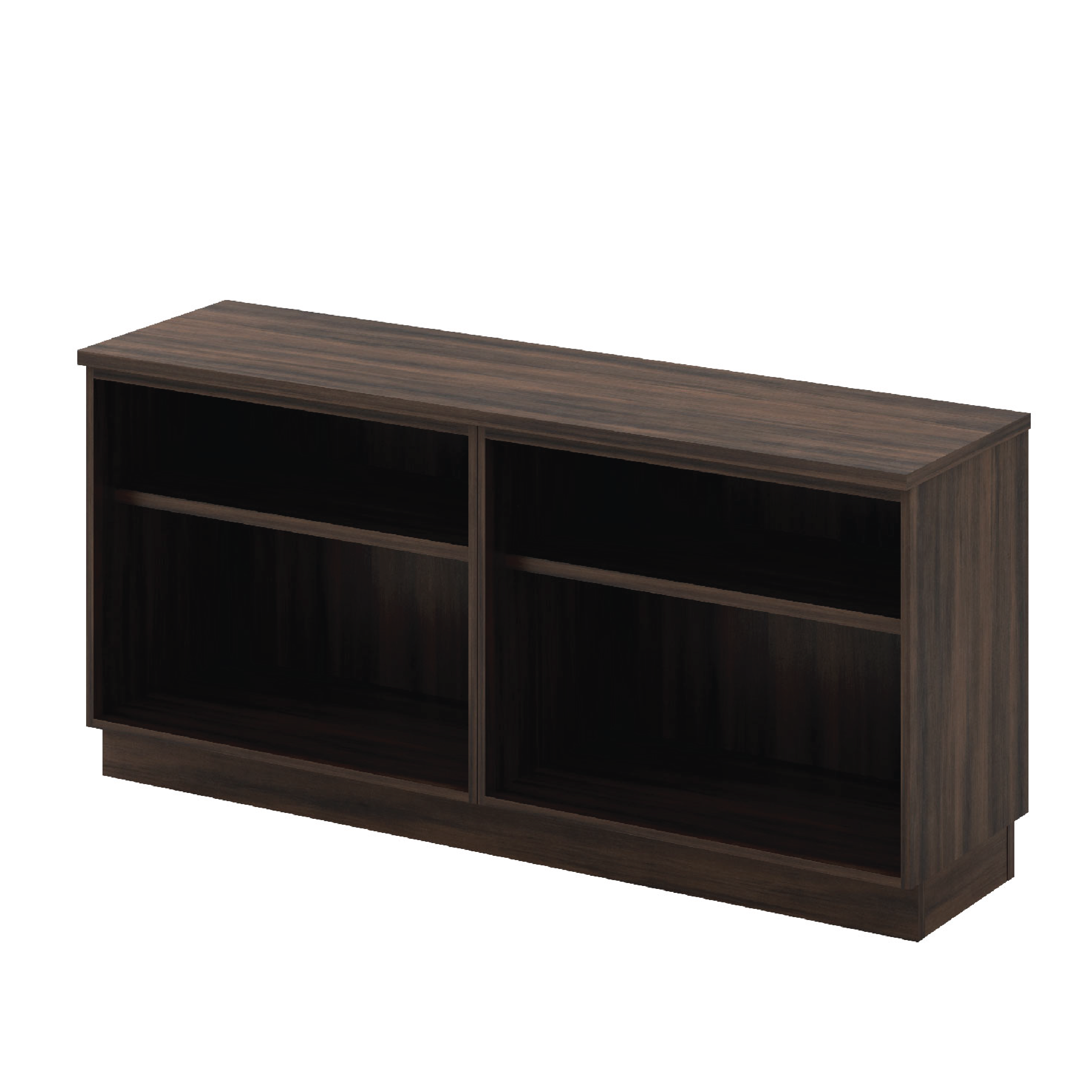 Double Open Shelf Combined Low Cabinet (Q)