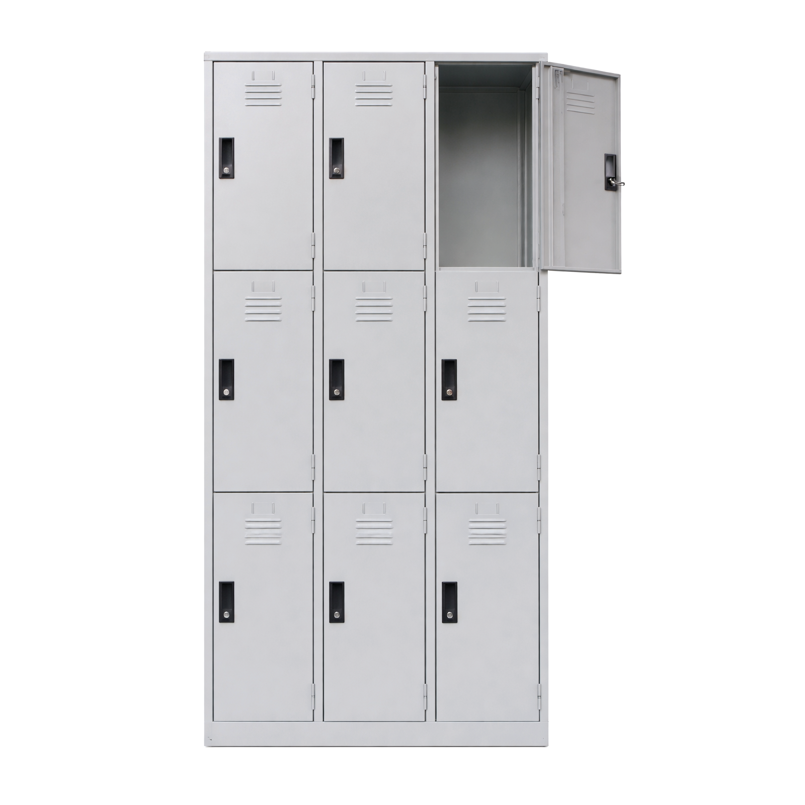 9 Compartment Steel Locker Cabinet