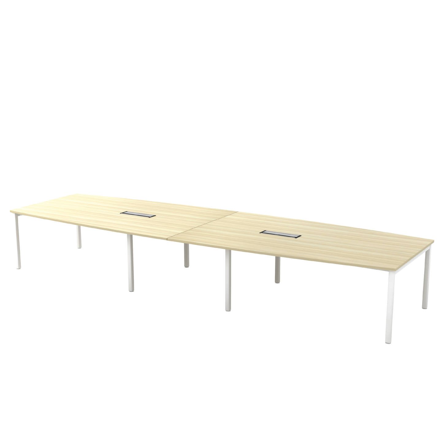 Boat Shape Meeting Table SL - 4800W x 1500/1200D x 750H