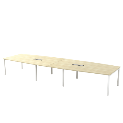 Boat Shape Meeting Table SL - 4800W x 1500/1200D x 750H
