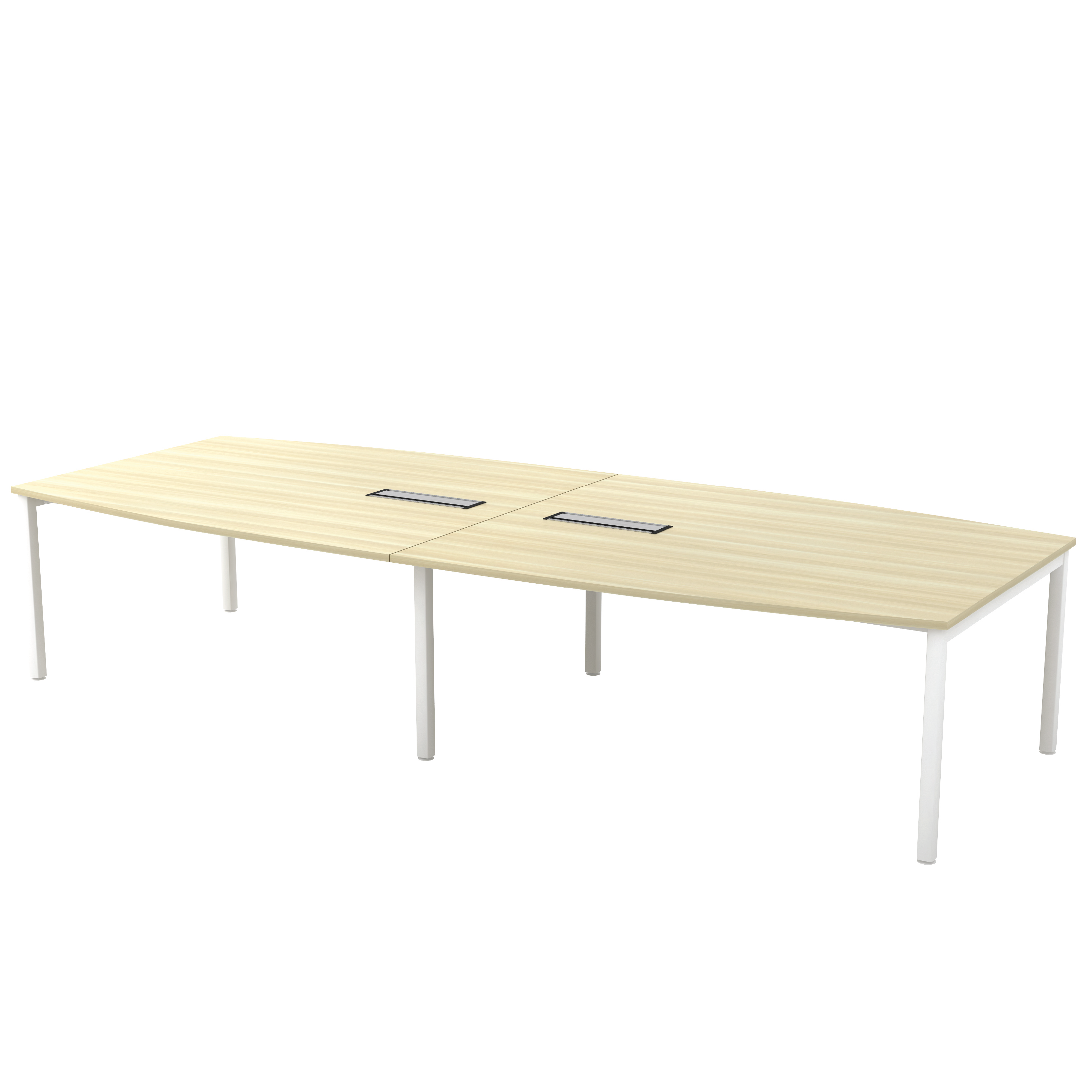 Boat Shape Meeting Table SL - 3600W x 1500/1200D x 750H