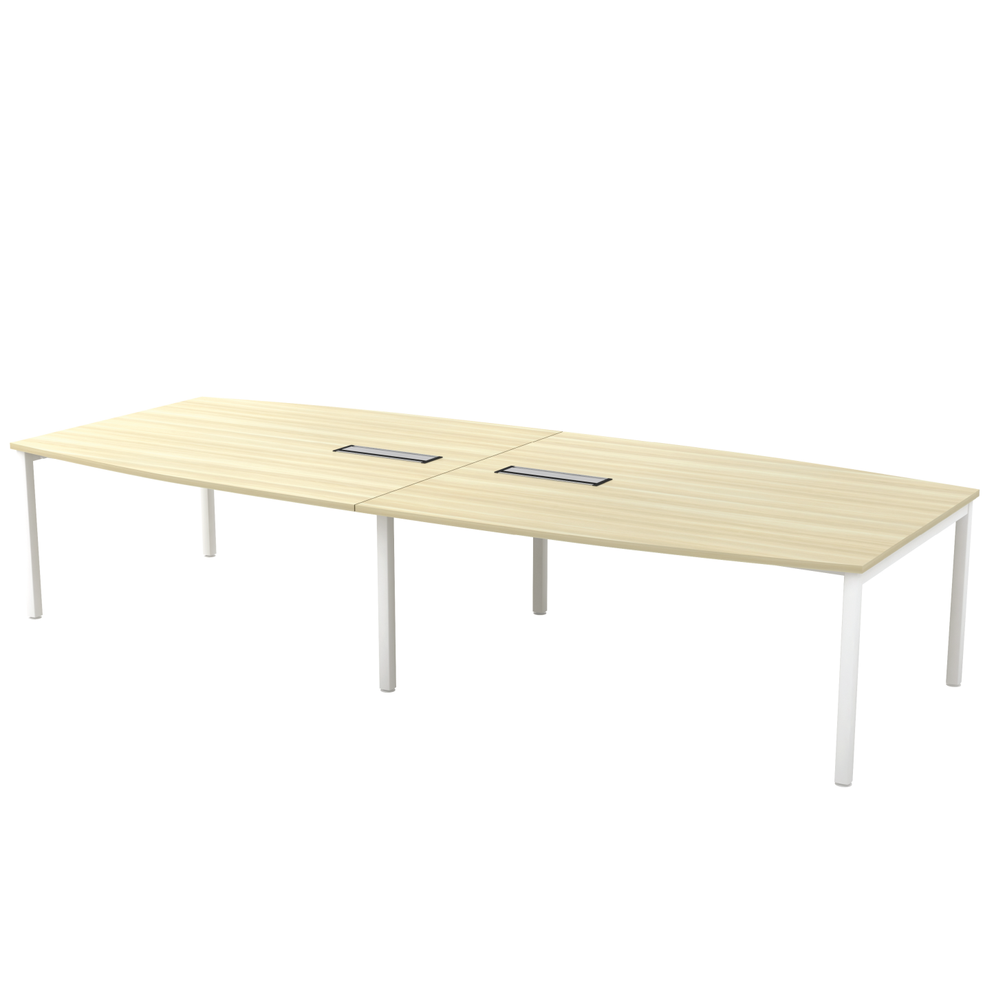 Boat Shape Meeting Table SL - 3600W x 1500/1200D x 750H
