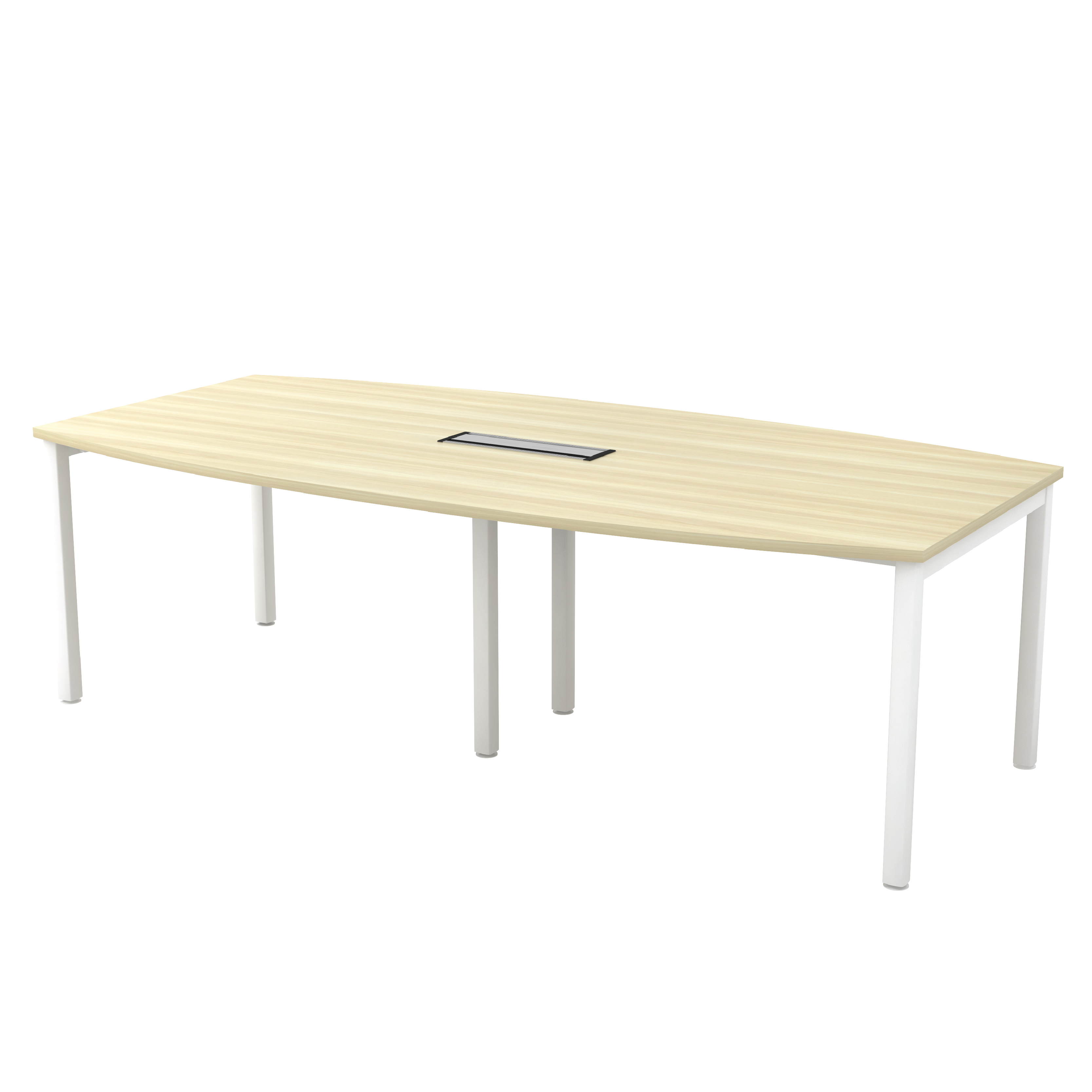 Boat Shape Meeting Table SL - 2400W x 1200/900D x 750H